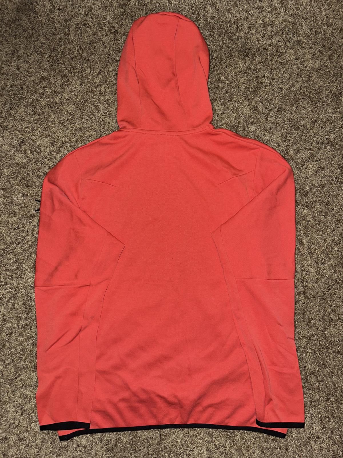 Nike Nike Sportswear Tech Fleece Full-Zip Lobster Red/Black Hoodie Sample Size US L / EU 52-54 / 3 - 6 Thumbnail