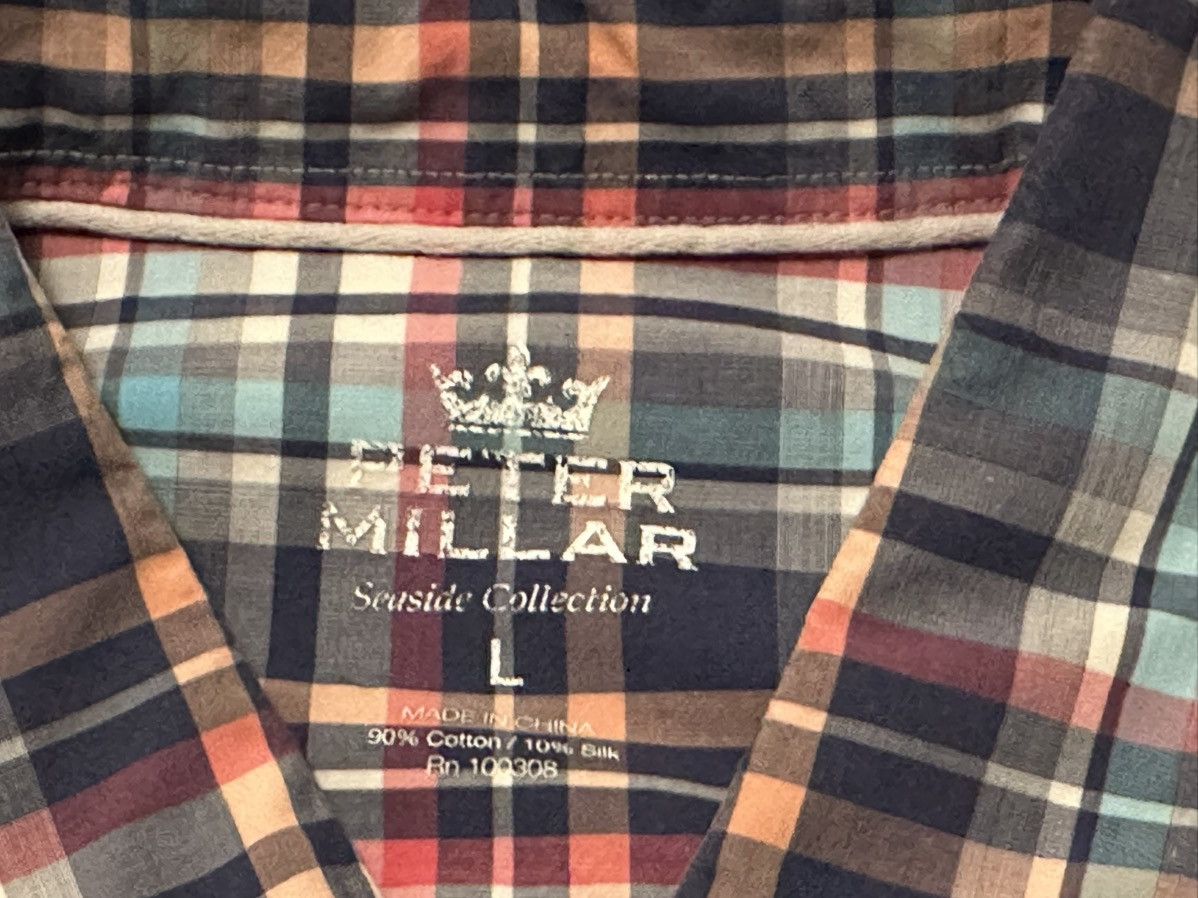 Peter Millar Peter Millar Seaside Collection Button-Up Long Sleeve Plaid Size US L / EU 52-54 / 3 - 3 Thumbnail