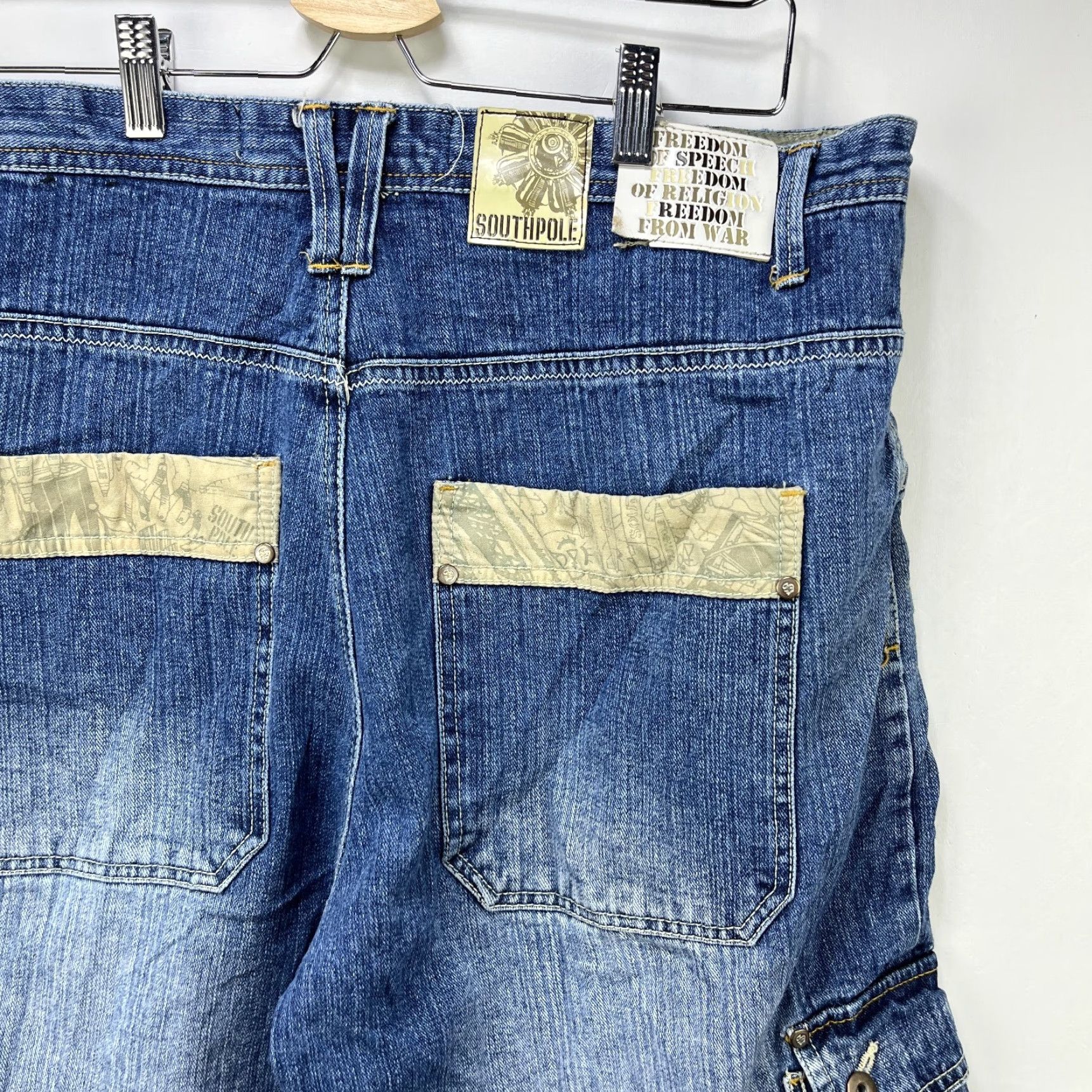 Southpole VINTAGE Southpole Jorts Jeans Shorts Denim Baggy Hip Hop Urban 38 Men's Blue Size US 38 / EU 54 - 3 Thumbnail