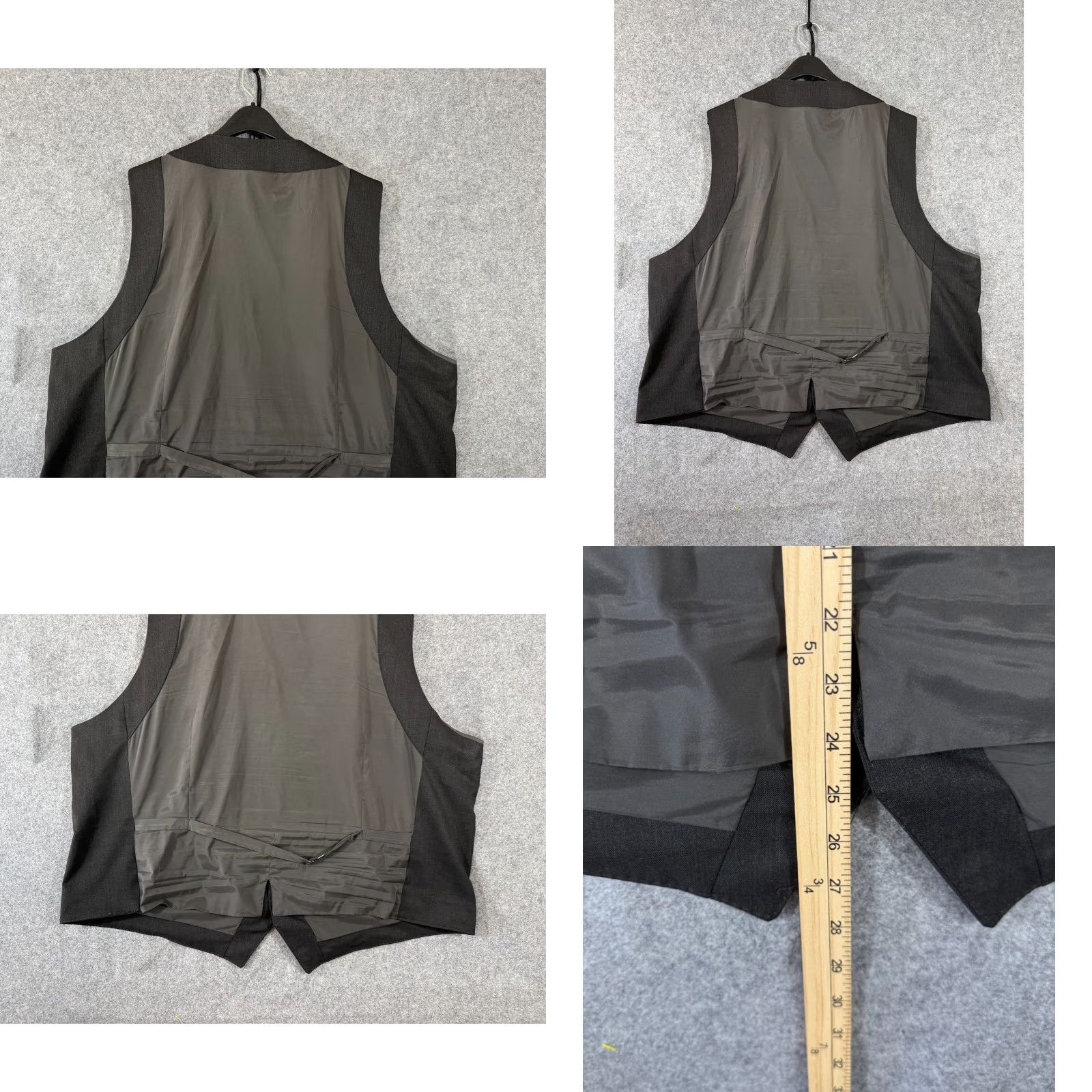 Vintage VINTAGE American Airlines Employee Vest Mens 54 LNG Charcoal Gray Wool Blend Lined Pockets Size US L / EU 52-54 / 3 - 8 Thumbnail