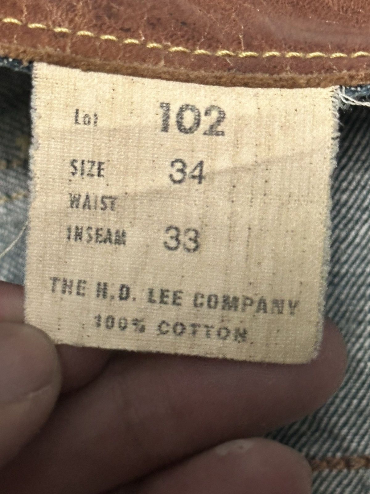 Lee Vintage Lee Riders jeans with Flare Distressed and FadedWash Size US 36 / EU 52 - 15 Thumbnail