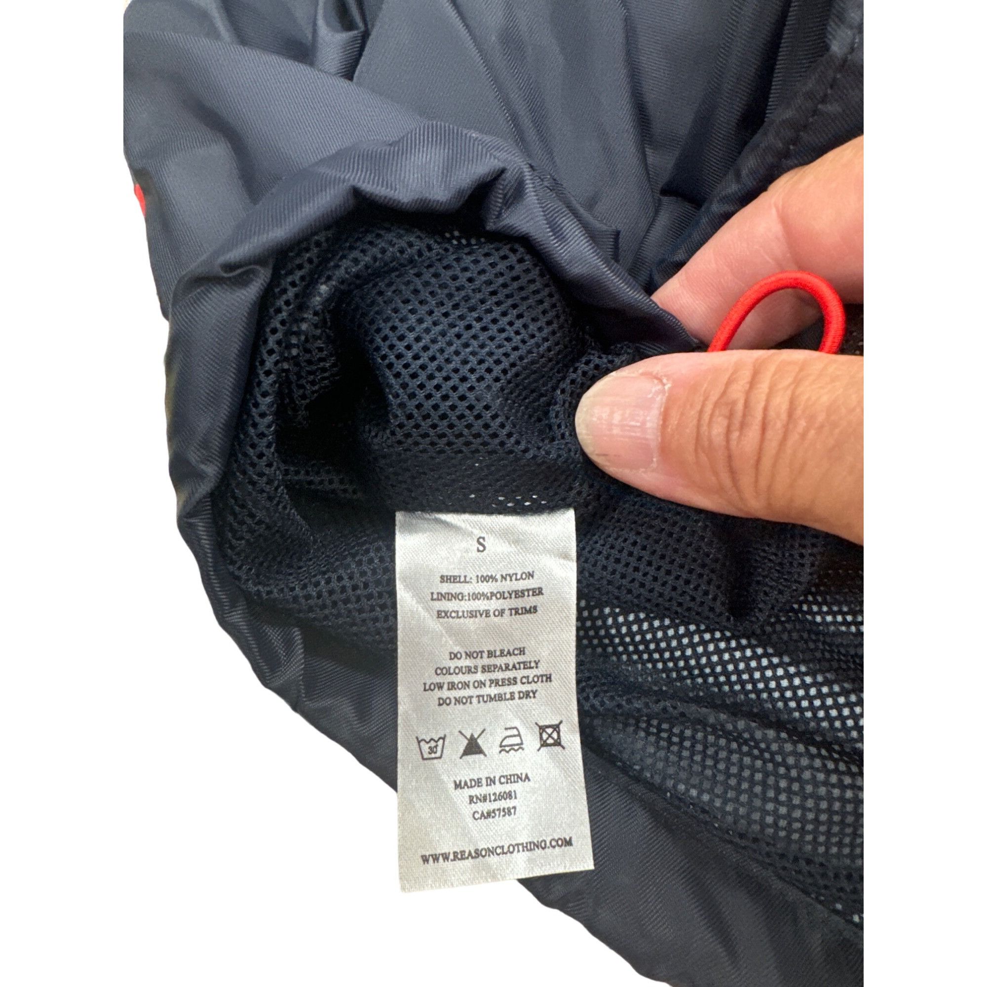 Reason Reason men’s blue red white yellow black windbreaker jacket Size US S / EU 44-46 / 1 - 6 Thumbnail