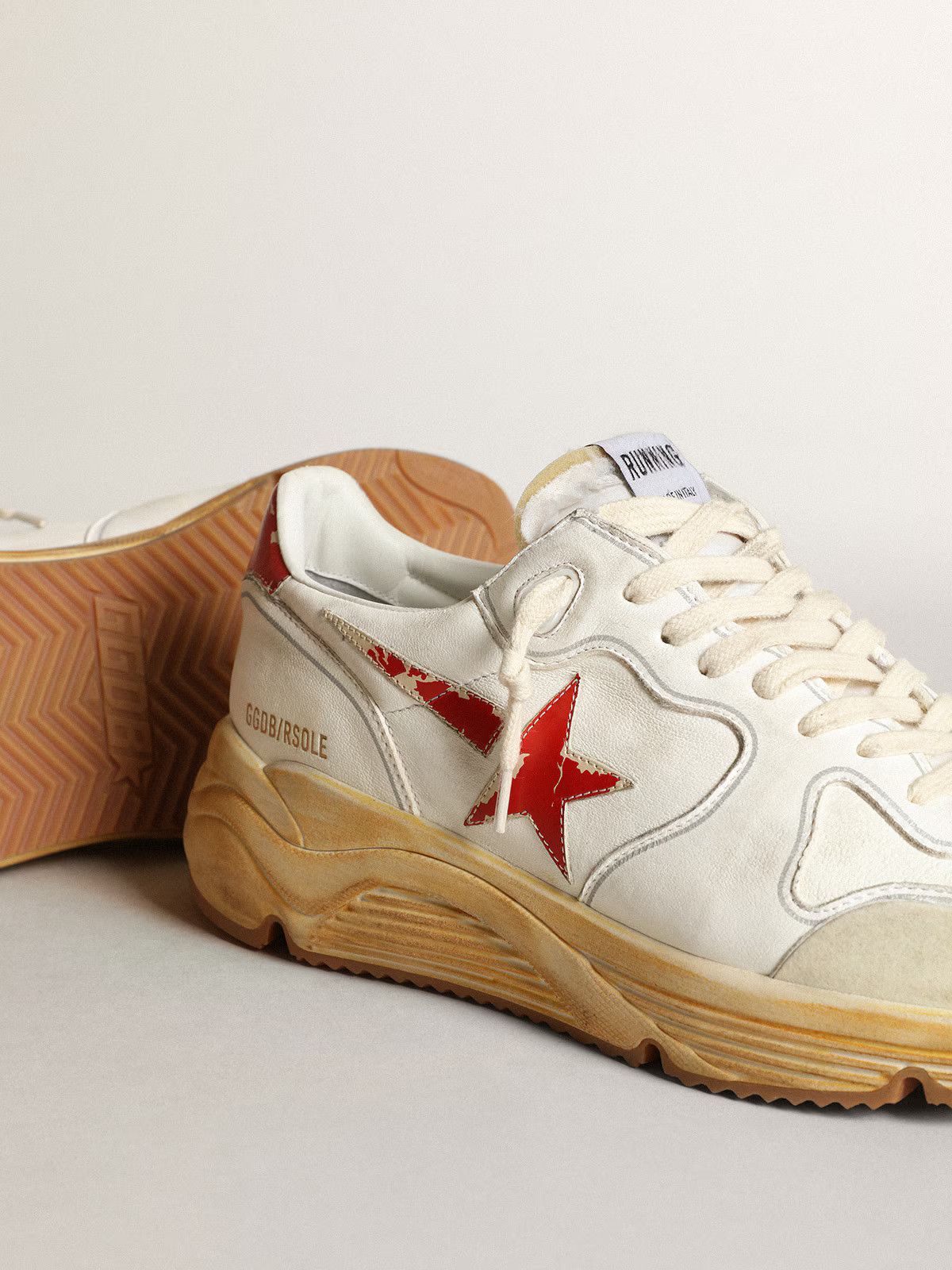 Golden Goose o1bcso1str0126 Running Sole Leather Sneaker in Multicolor Size US 8 / EU 41 - 3 Thumbnail