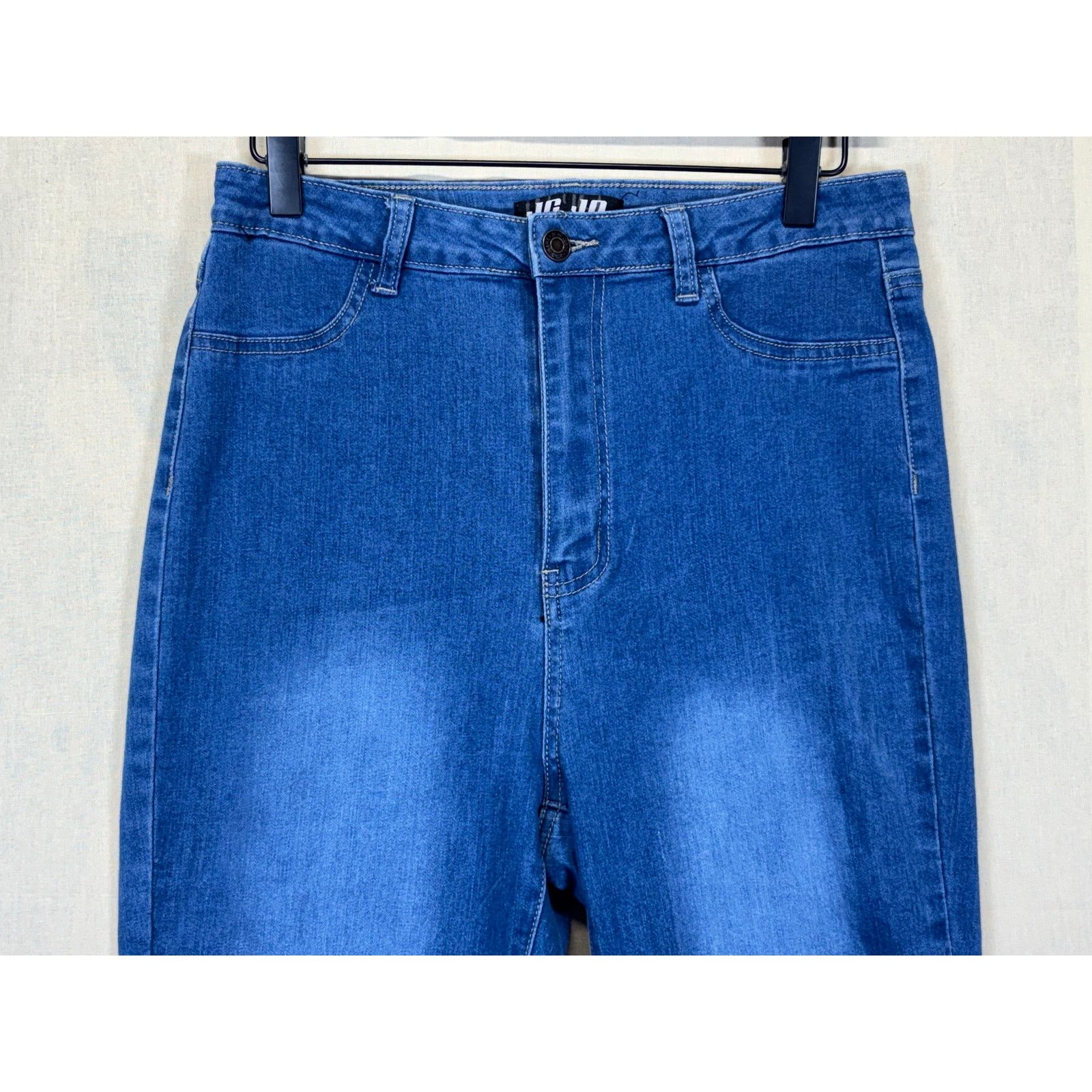 The Unbranded Brand JC & JQ Blue Denim Bell Bottom Jeans Women’s XL Flare Size 29" - 9 Thumbnail