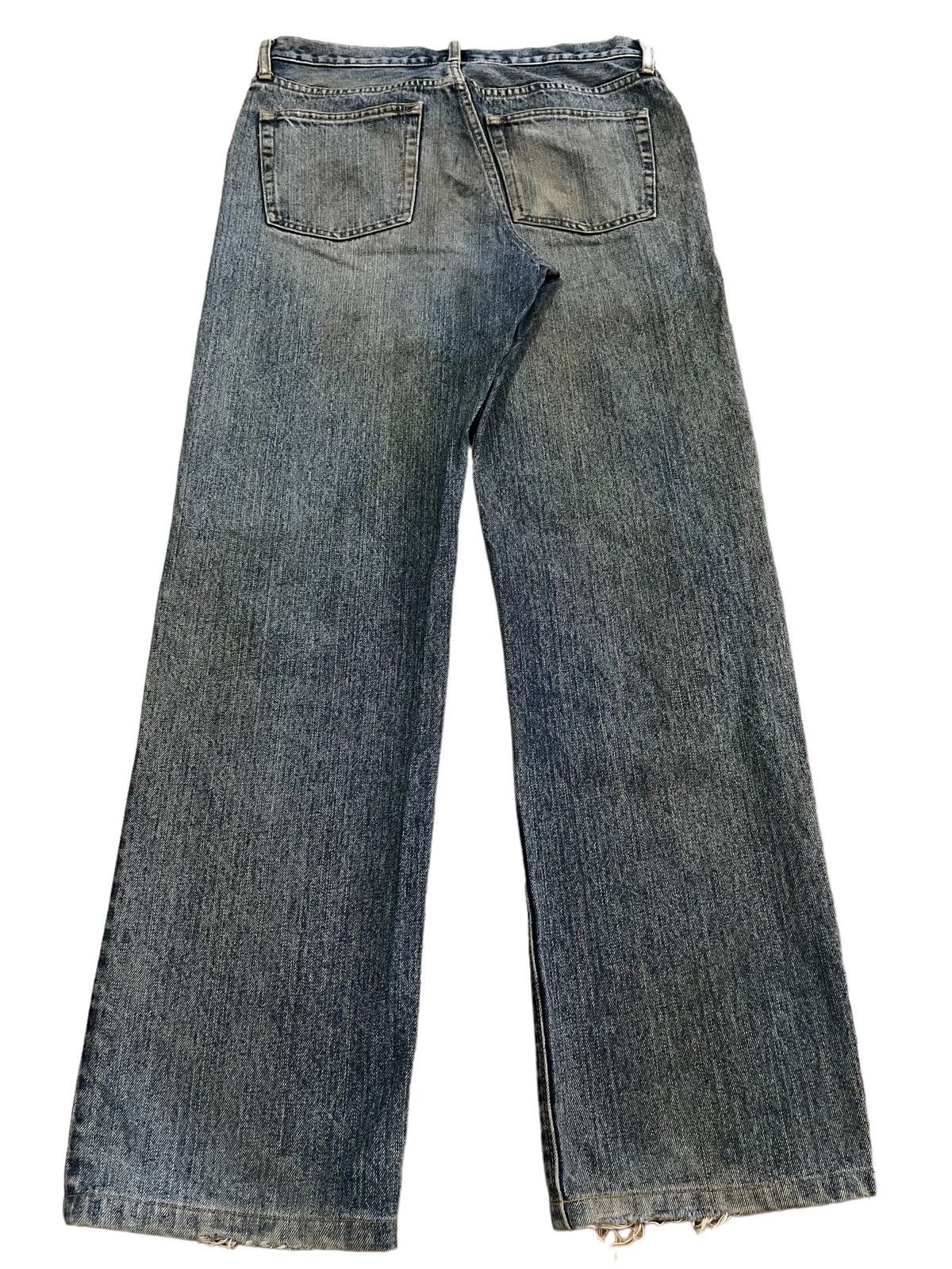 Japanese Brand Vintage Japanese Brand Uniqlo Blue Mud Washed Loose Fit Jean Size US 32 / EU 48 - 3 Thumbnail