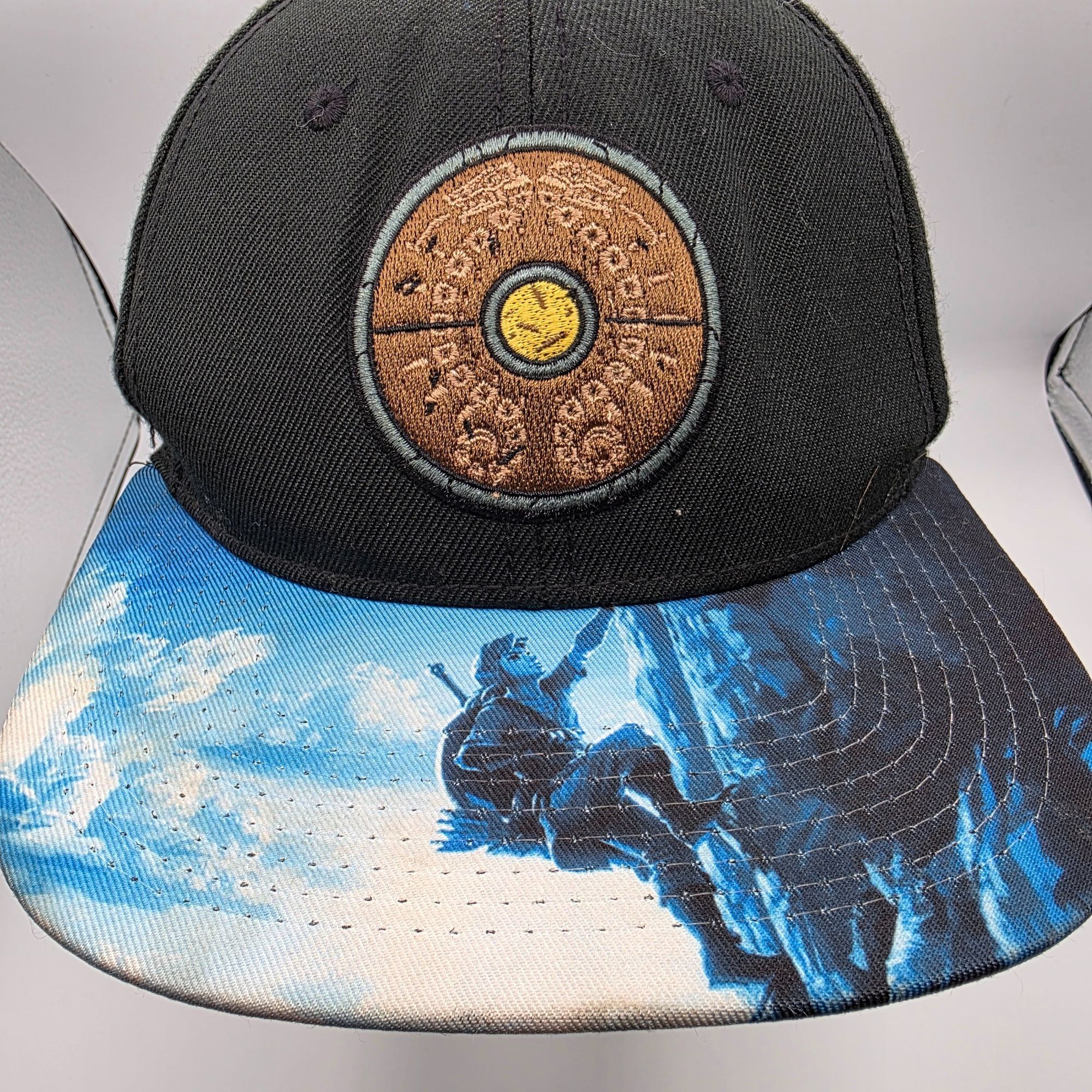 Nintendo Nintendo Zelda Breath Of The Wild Black Snapback Hat Video G Size ONE SIZE - 10 Thumbnail