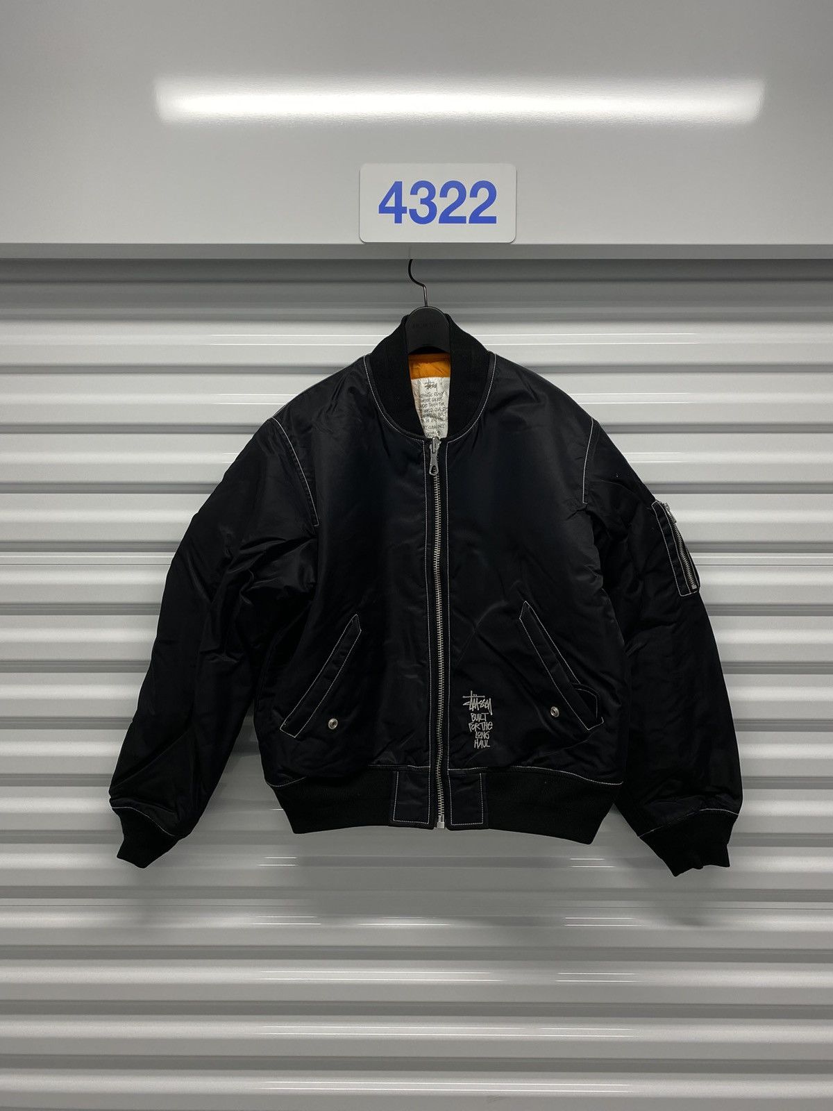 Stussy Stussy Built Reversible Bomber Jacket Black - Small Size US S / EU 44-46 / 1 - 3 Thumbnail
