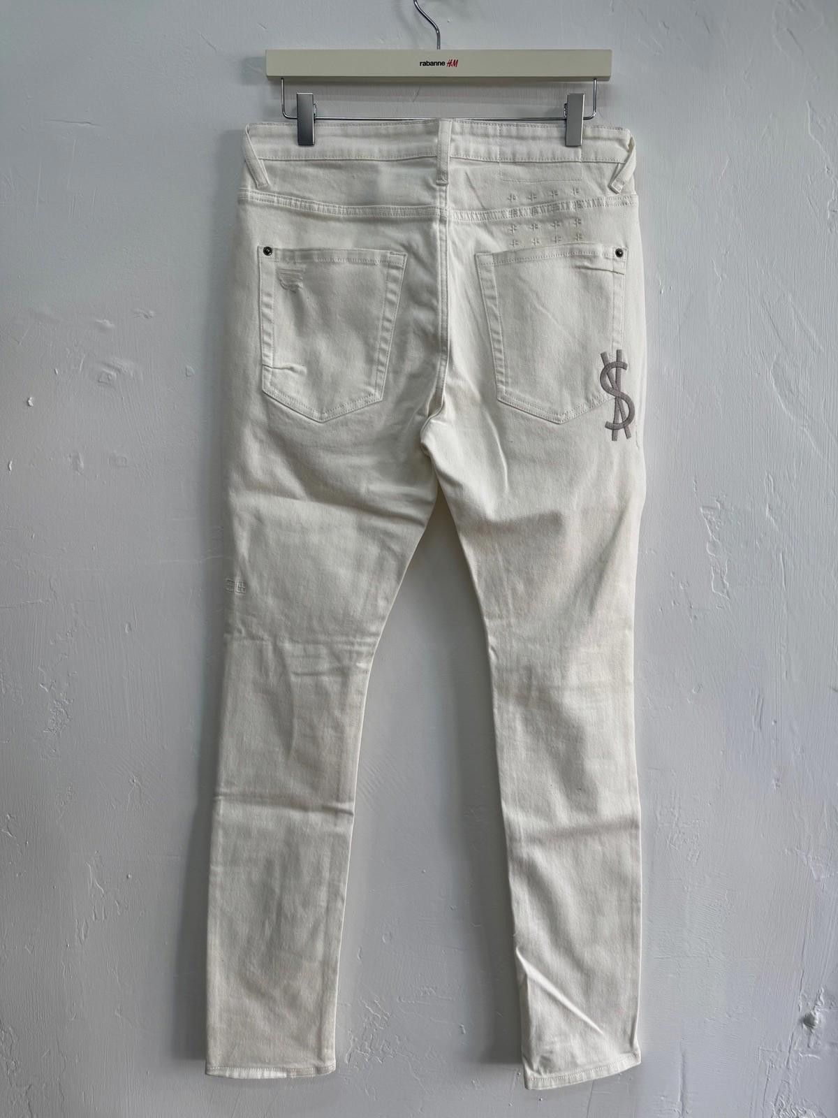 Ksubi new Ksubi mens denim jeans van winkle white ripped logo 32 Size US 32 / EU 48 - 5 Thumbnail