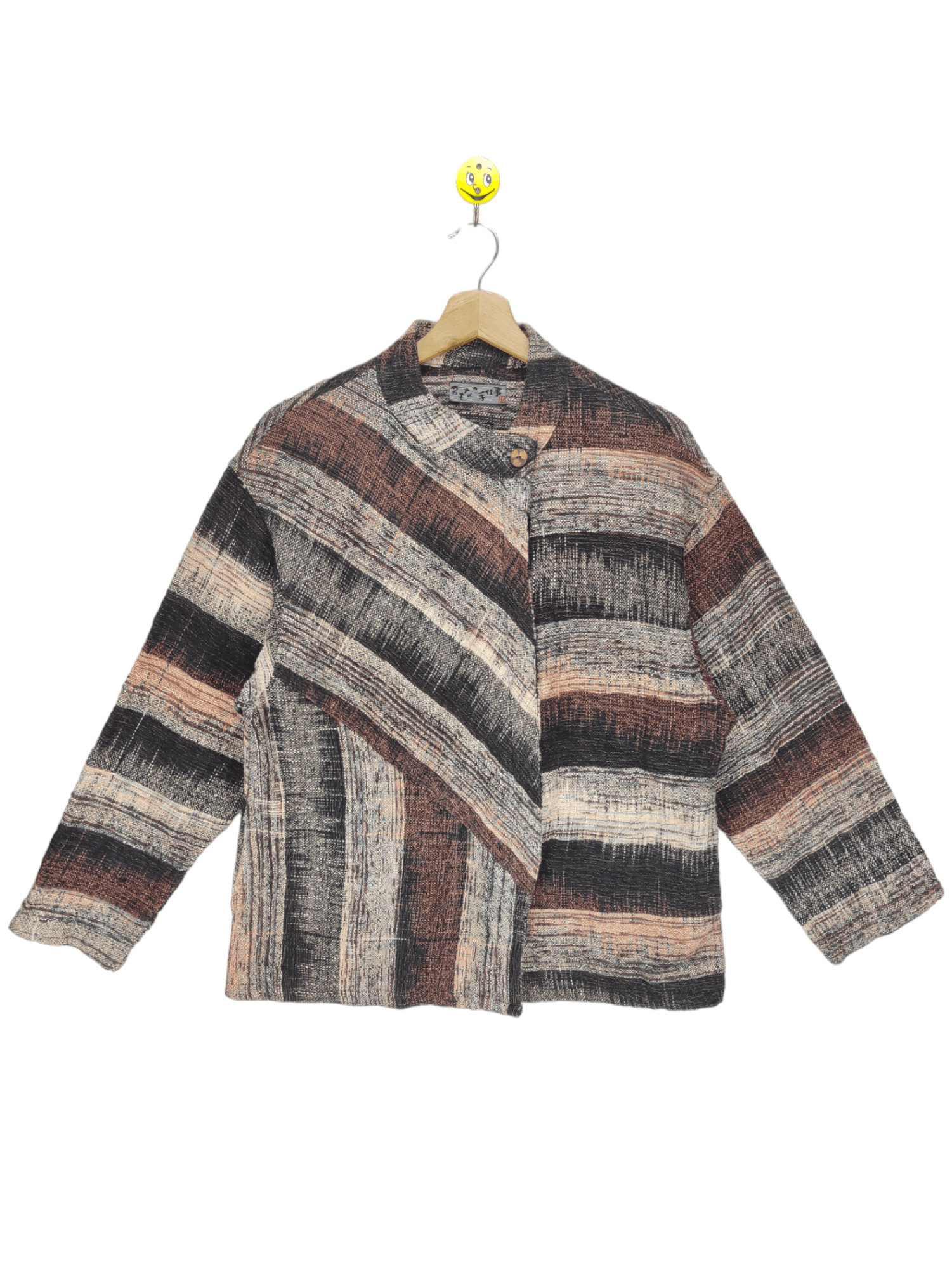 image of Vintage Stealsshirt Button Up Cotton Abstract, Men's (Size Medium)