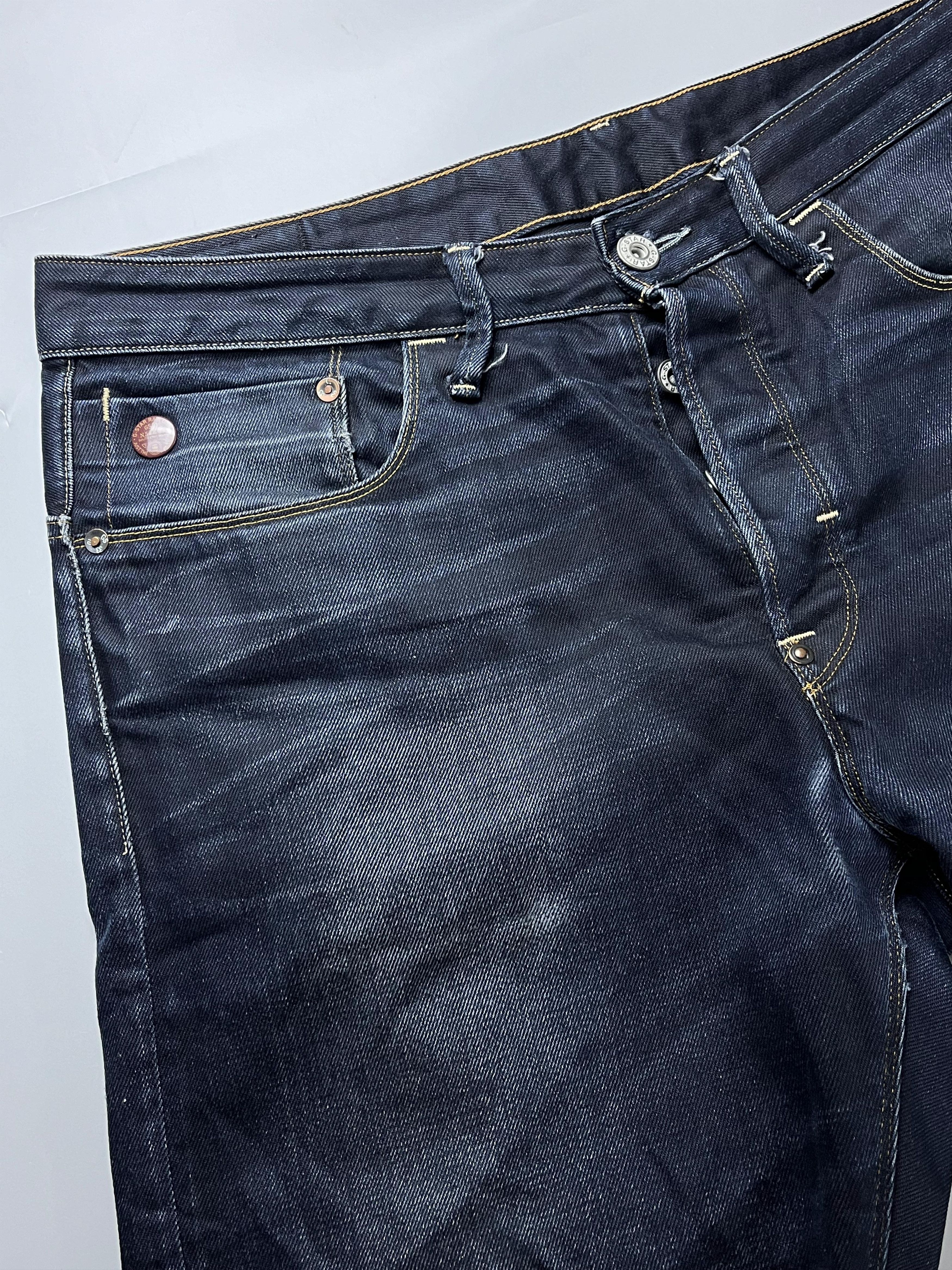 Jean × Philipp Plein × Vintage RARE Crazy SCULL PHILIPP PLEIN Vintage Jean Size US 32 / EU 48 - 12 Thumbnail