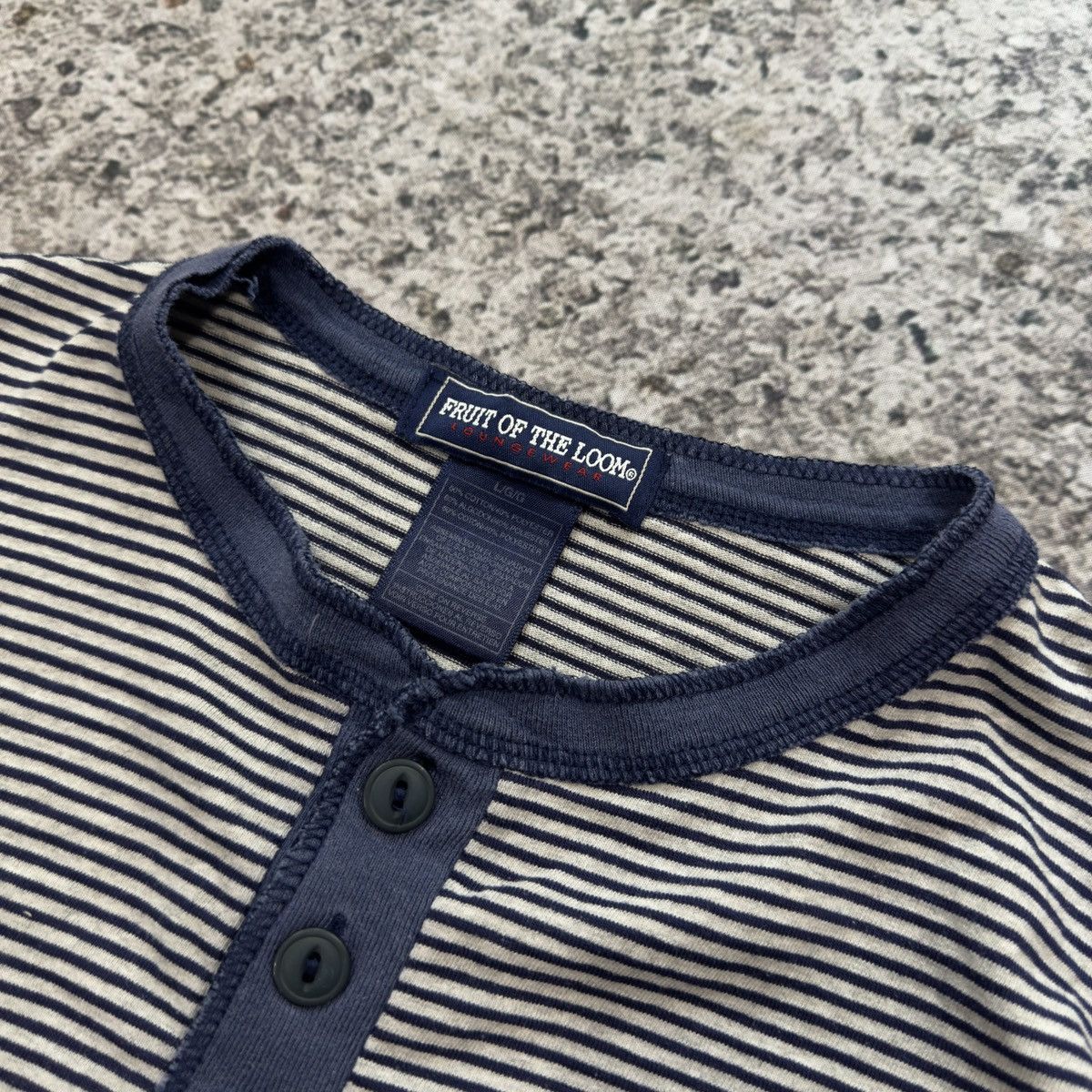 Vintage Striped Faded Oversized Shirt ERD Grunge Thrashed Faded Size US L / EU 52-54 / 3 - 4 Thumbnail