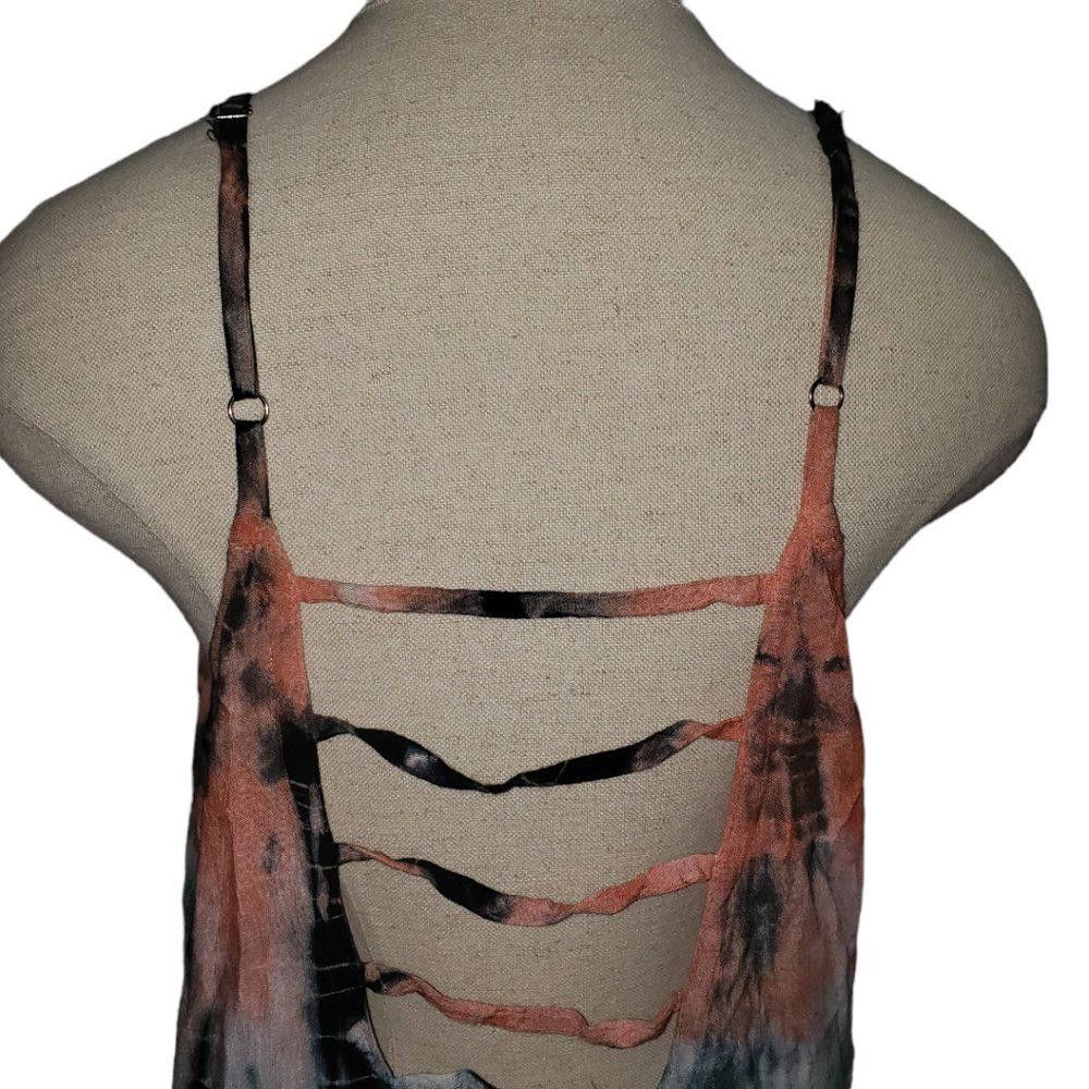 Designer CT381 Ladies Strappy Tie Dye Maxi Dress M Size M / US 6-8 / IT 42-44 - 4 Thumbnail