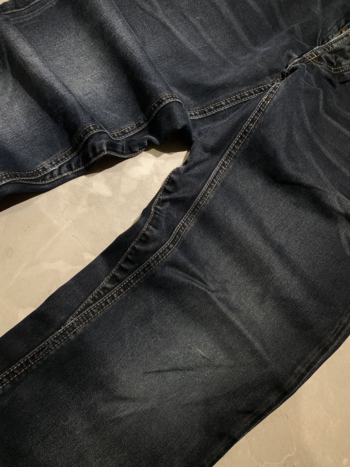 Japanese Brand Archive Distressed Washed Darkwear Slim / Number Nine Style Size US 33 - 4 Thumbnail