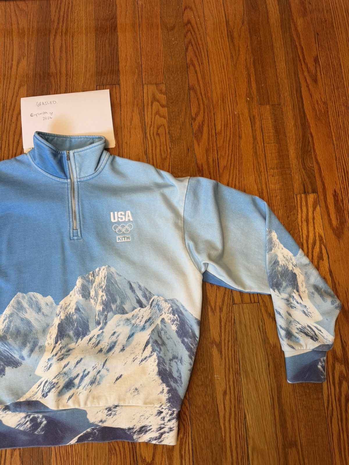 Kith KXTH Lakeside Claremont Sherpa Quarter Zip | Grailed