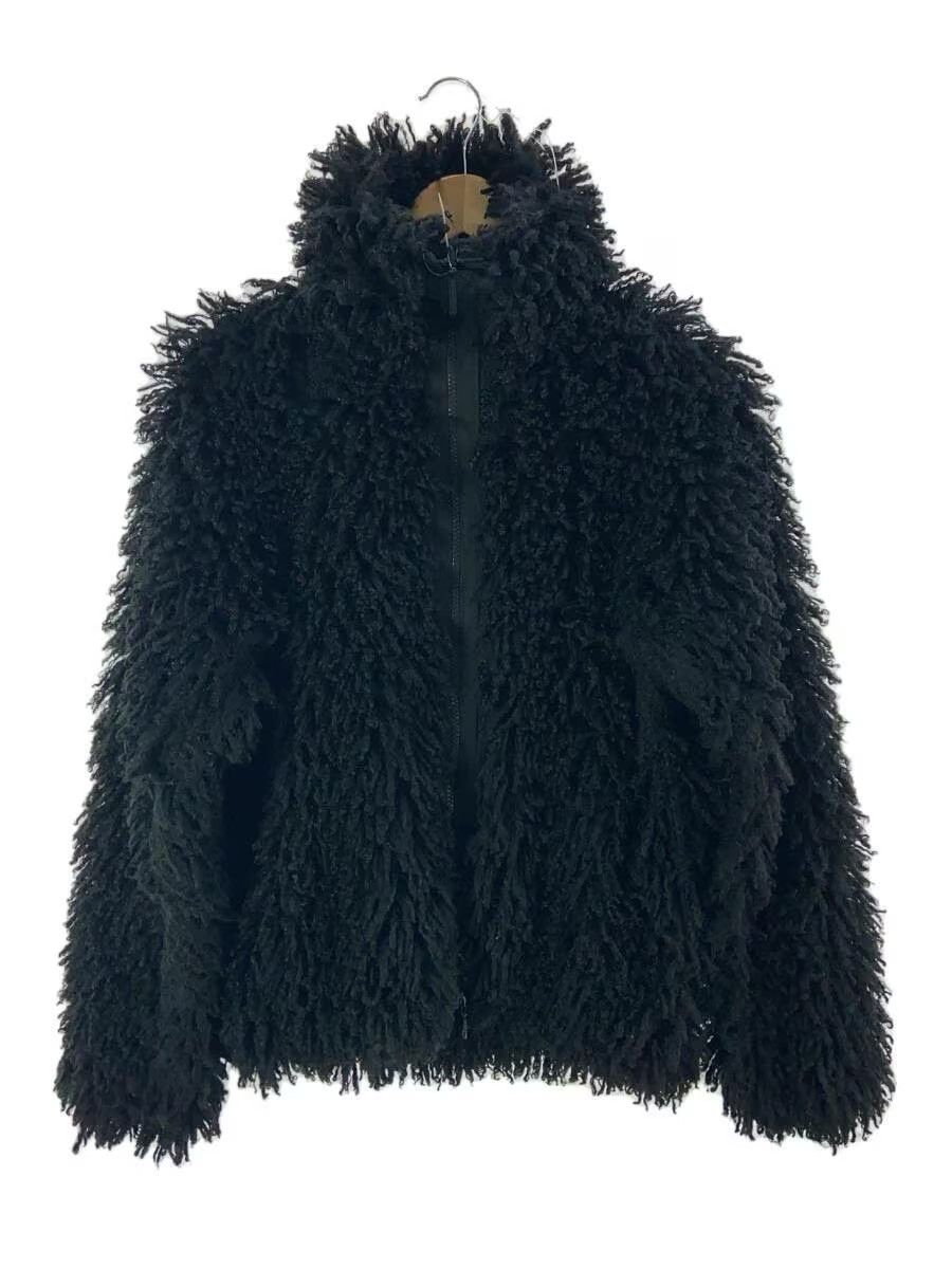 image of Needles Shaggy Rug Zip Jacket in Black, Men's (Size Small)