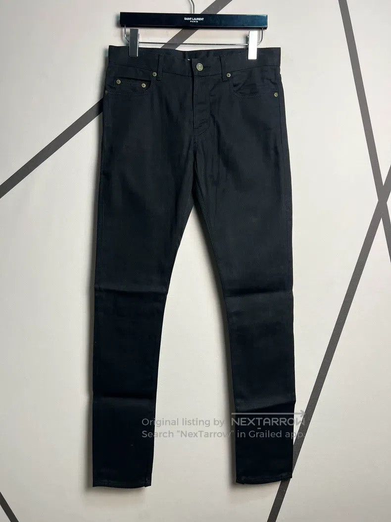 Saint Laurent Paris Saint Laurent Paris Black Basic Denim Jeans Size US 31 - 1 Thumbnail