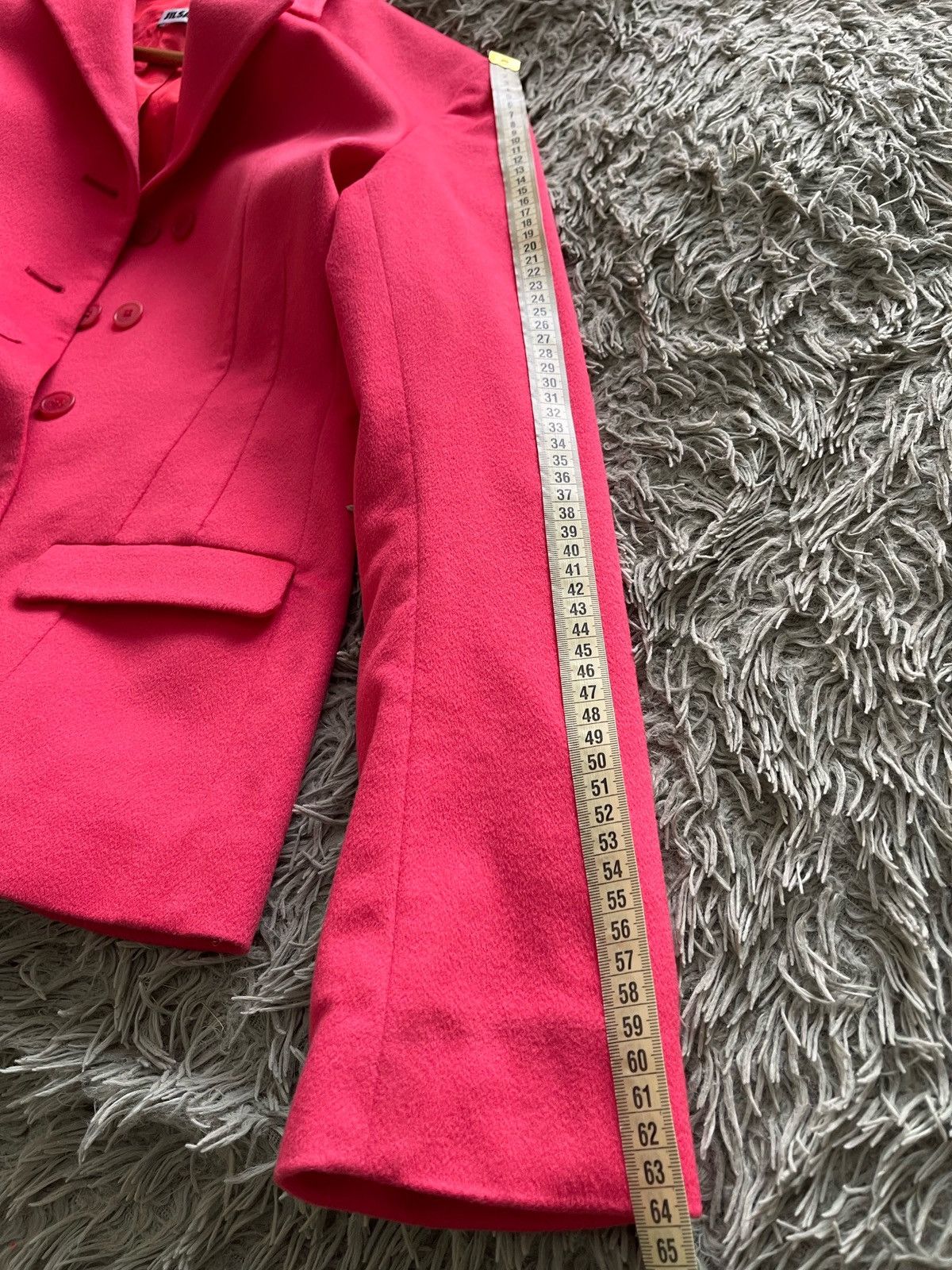 Vintage Vintage Jil Sander Double Breasted Women Pink Blazer Jacket Size S / US 4 / IT 40 - 17 Thumbnail