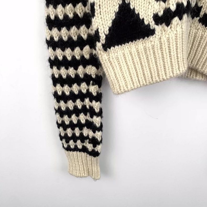 Saint Laurent Colorful Knit Wool Sweater-2507