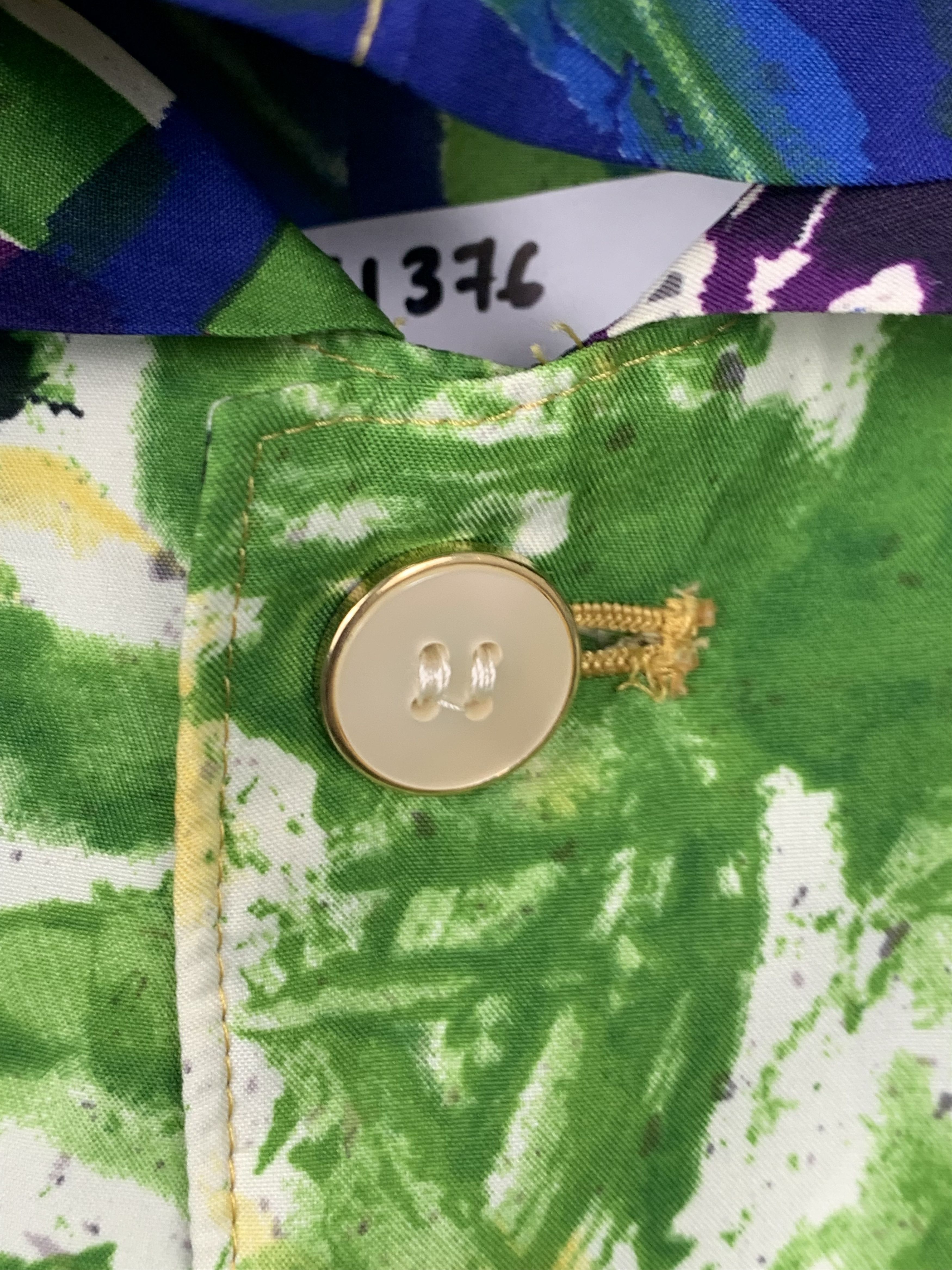 Japanese Brand Vintage Novelty Boroque Art Multicoclour Silk Jacket J1376 Size US L / EU 52-54 / 3 - 9 Thumbnail