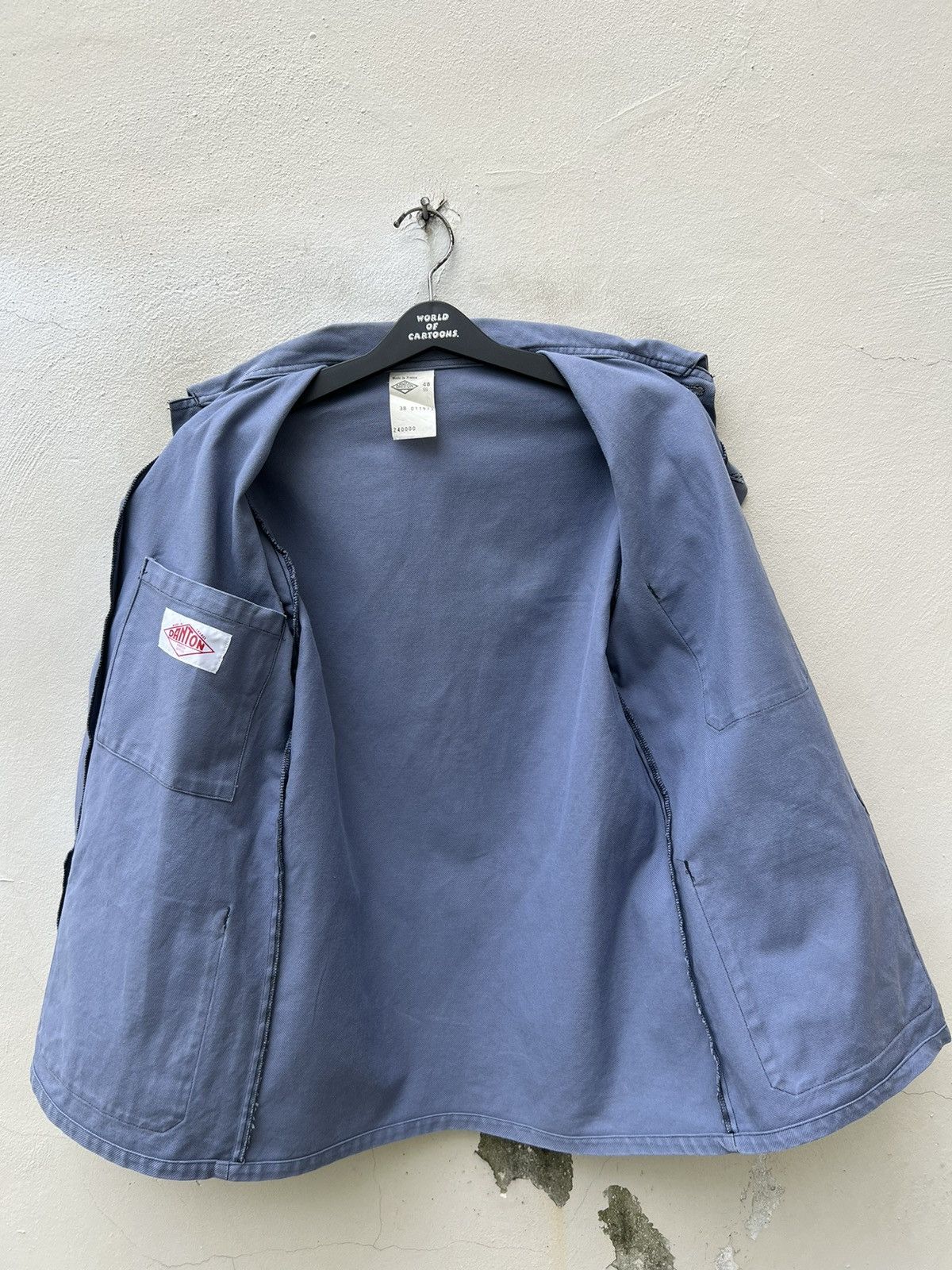 Danton Vintage Danton France Faded Blue Chore Work Jacket Size US M / EU 48-50 / 2 - 19 Thumbnail