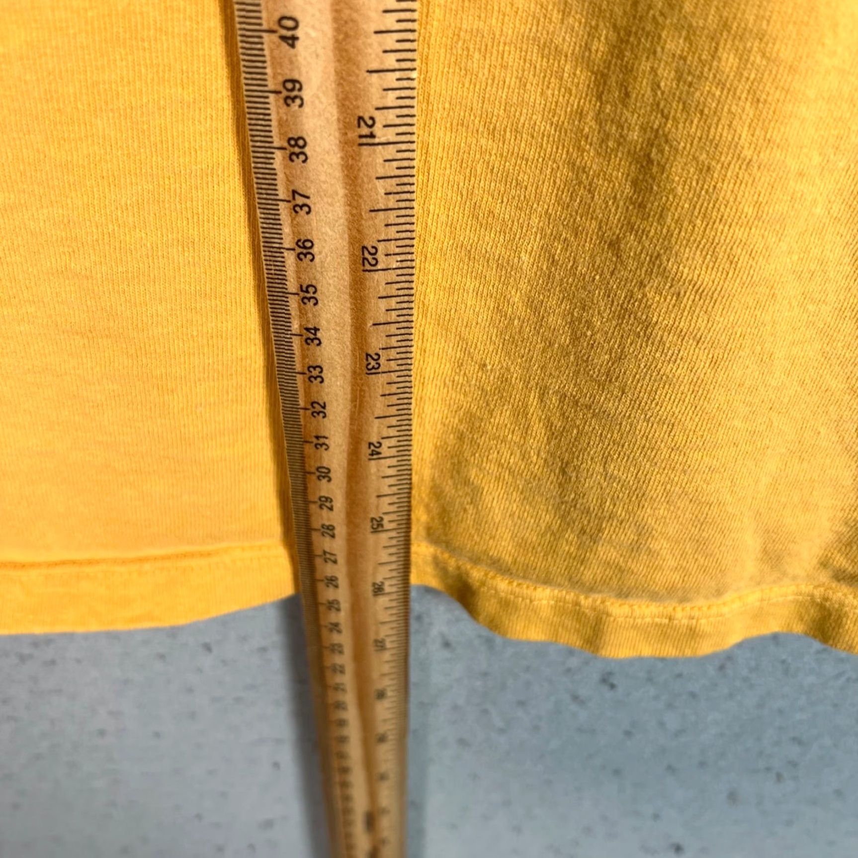 Vintage VINTAGE Mus3 T-Shirt Long Sleeve Mens Large Yellow - Graphic Distressed 90s Style - Made in NYC Mens Size US L / EU 52-54 / 3 - 7 Thumbnail