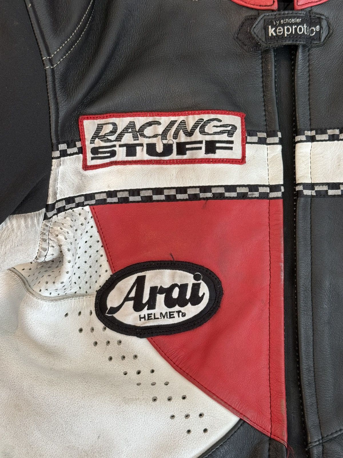 Other FLM Cropped Motorcycle Racing Jacket w/ Padding Size US M / EU 48-50 / 2 - 3 Thumbnail