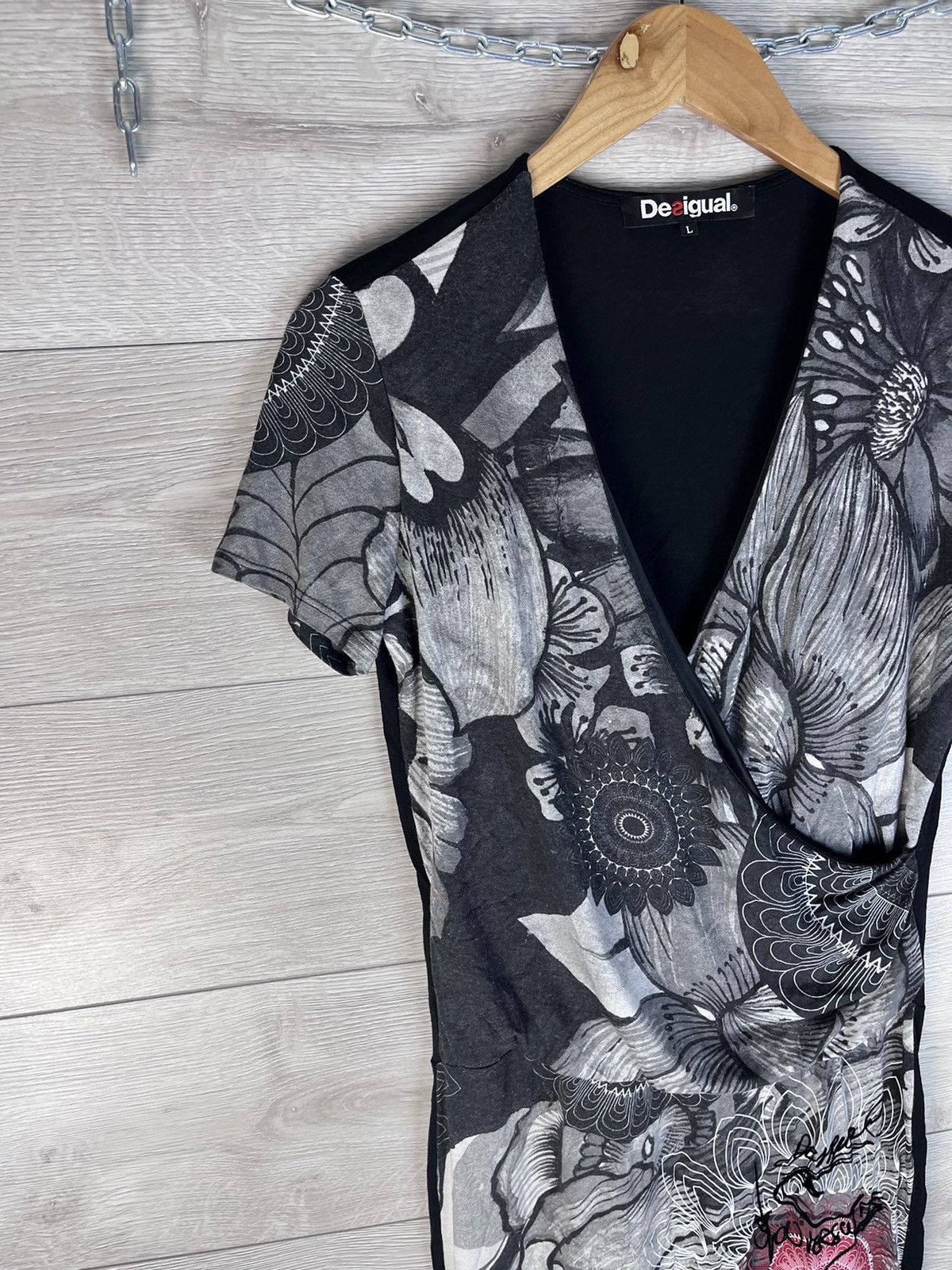 Desigual Women’s dress Desigual size L flowers Size L / US 10 / IT 46 - 2 Thumbnail