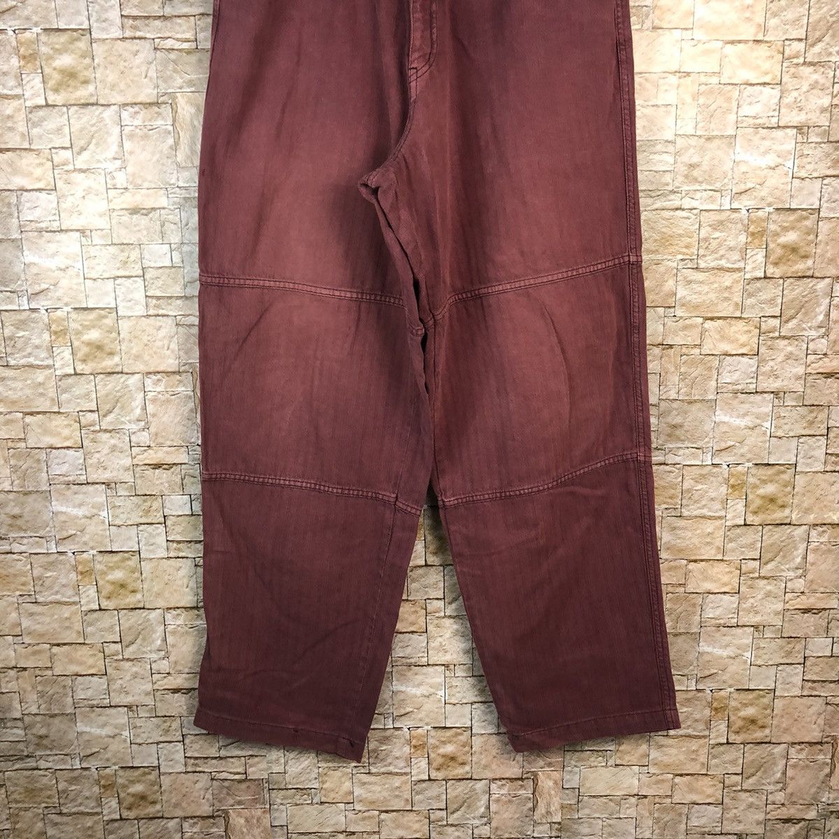 Japanese Brand Japanese Brand Purple vintage Casual Pants #A1038 Size US 32 / EU 48 - 3 Thumbnail