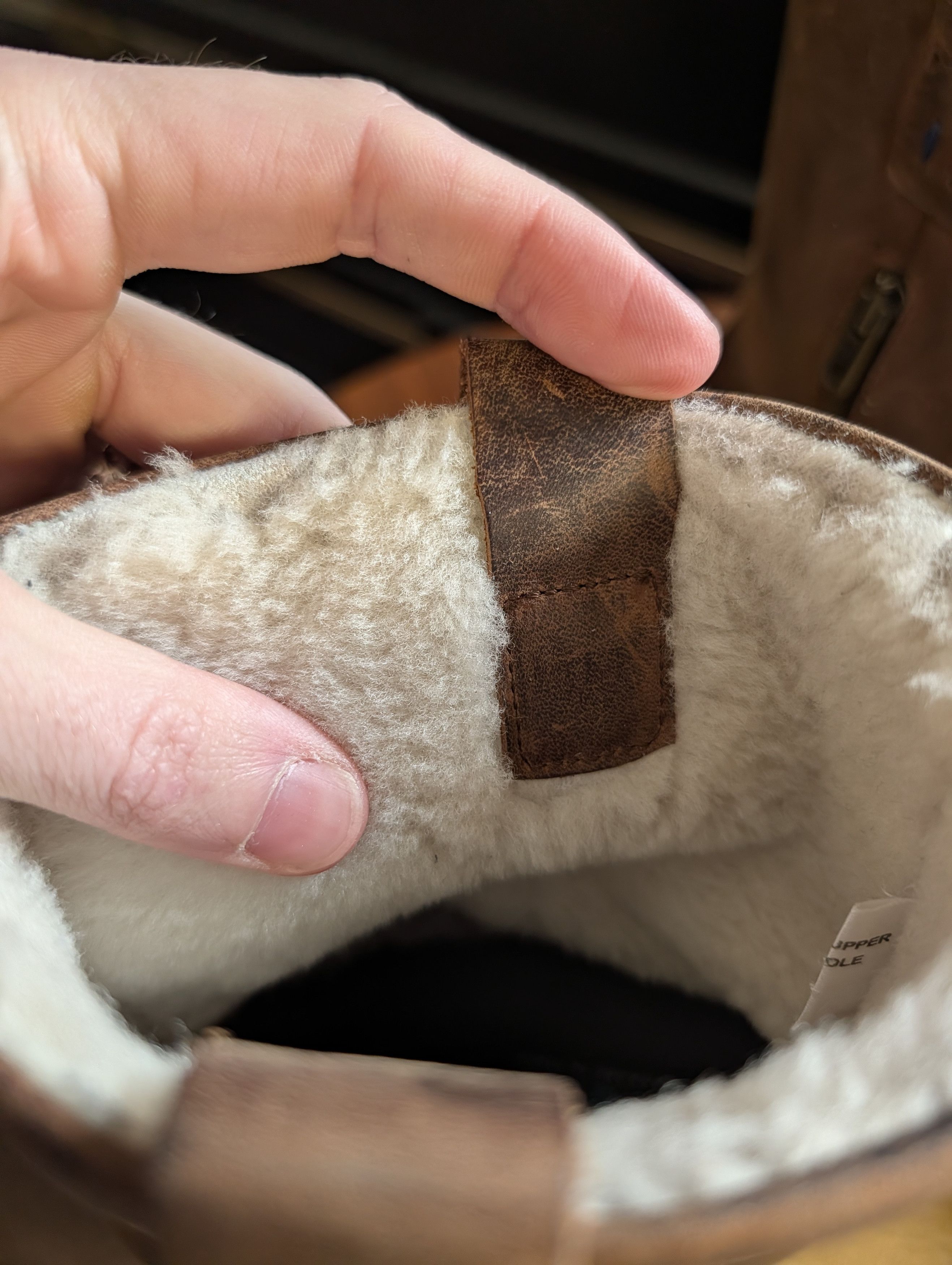 Other ROSS SNOW Leather shearling lined Italian Vibram boots Size US 9 / EU 42 - 9 Thumbnail