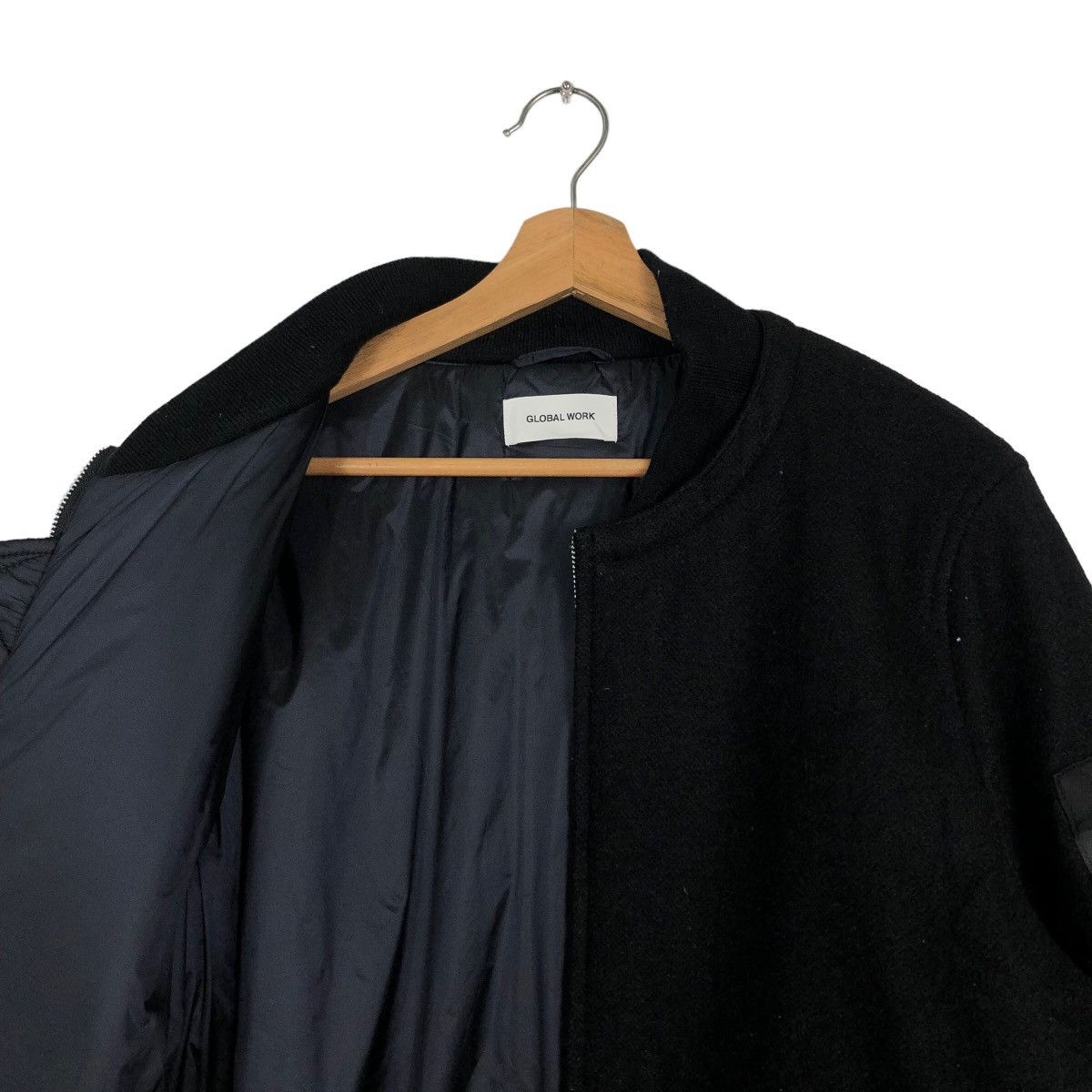 Japanese Brand 🔥90s Riot Riot Bomber Jacket Global Work Issey Miyake Black Size US XL / EU 56 / 4 - 10 Thumbnail