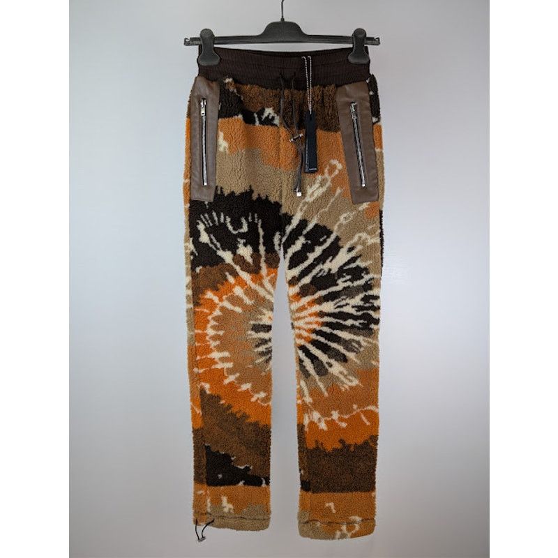 Amiri o1rshd1 Tie Dye Track Pant in Orange / Black Size US 30 / EU 46 - 2 Thumbnail