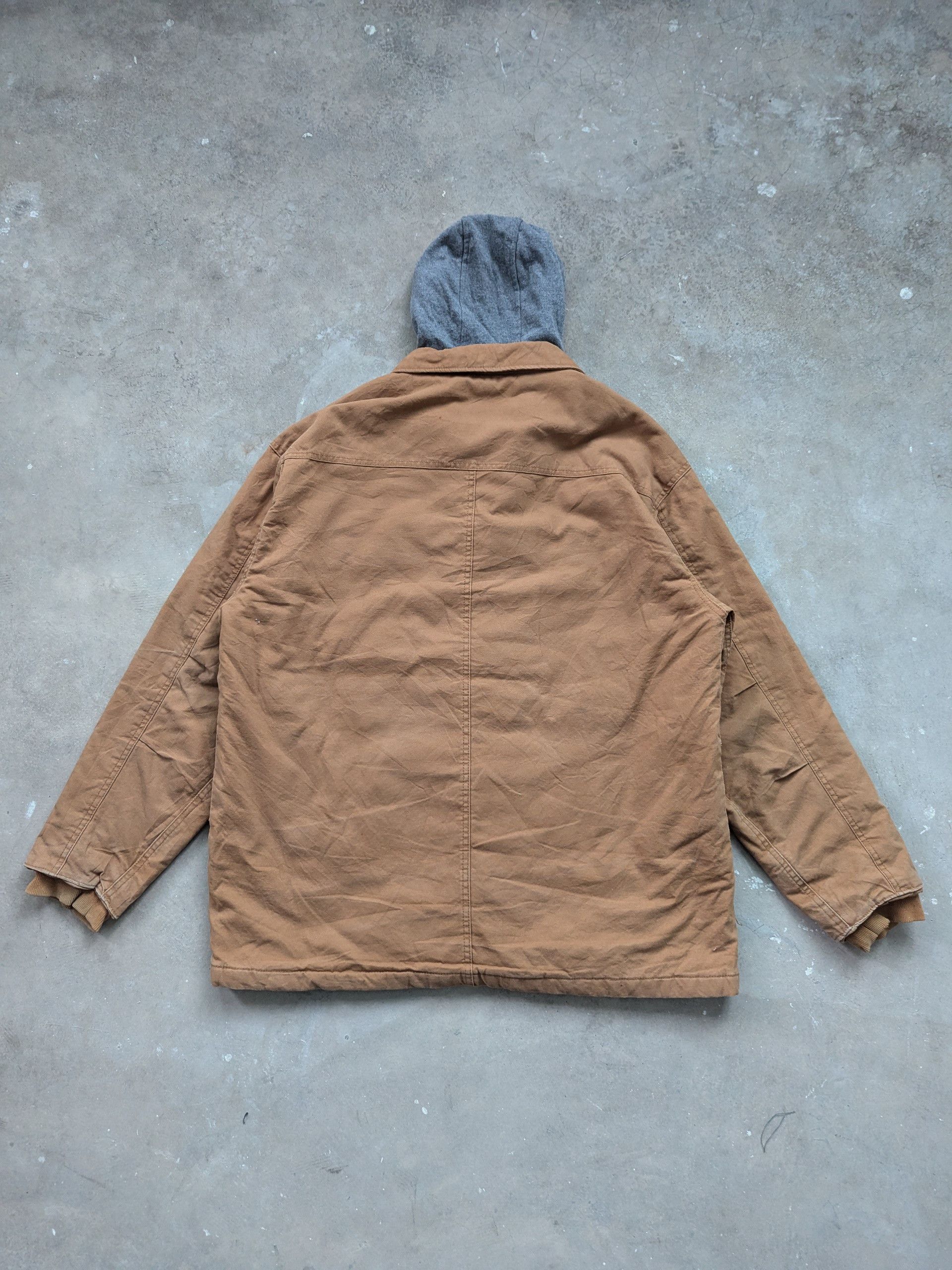Dickies × Pro-Keds × Vintage Vintage 1990s Dickies Detroit Jacket Hooded Collab Pro Keds Size US XL / EU 56 / 4 - 14 Thumbnail