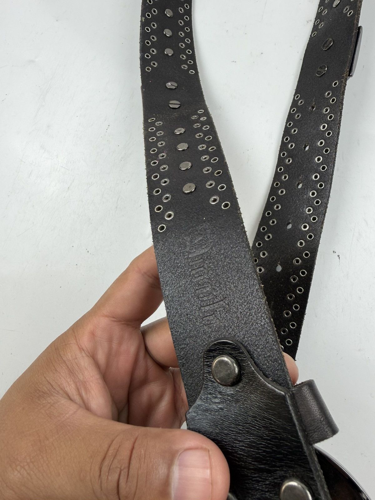Seditionaries very rare sick punk style studded leather belt tc54 Size 34 - 5 Thumbnail