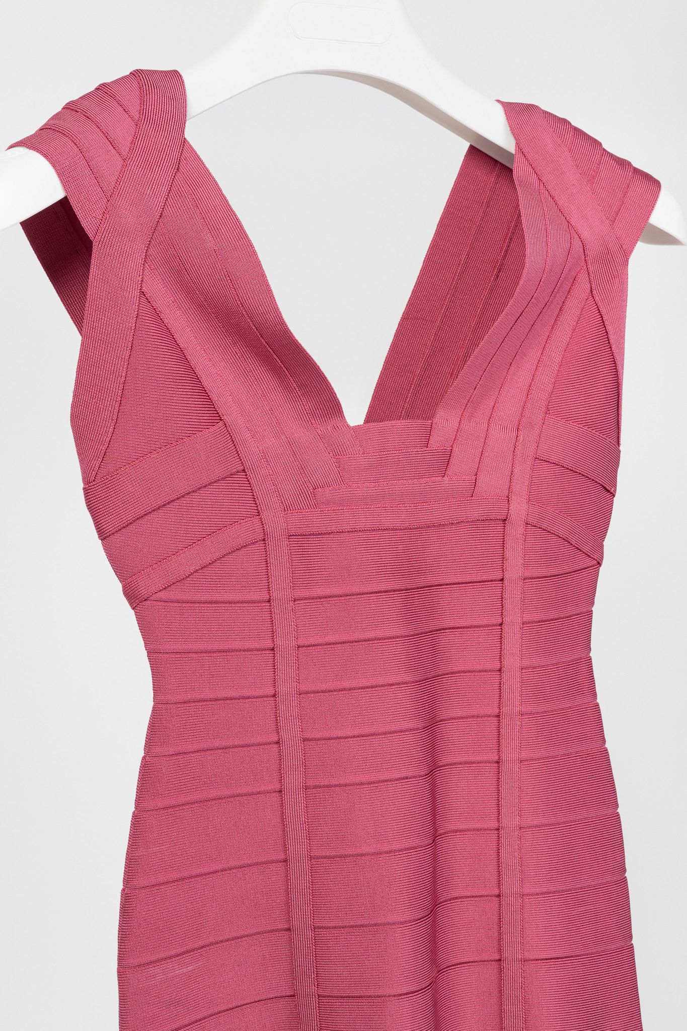Herve Leger Herve Leger Pink Sleeveless Bandage Top Size S / US 4 / IT 40 - 3 Thumbnail