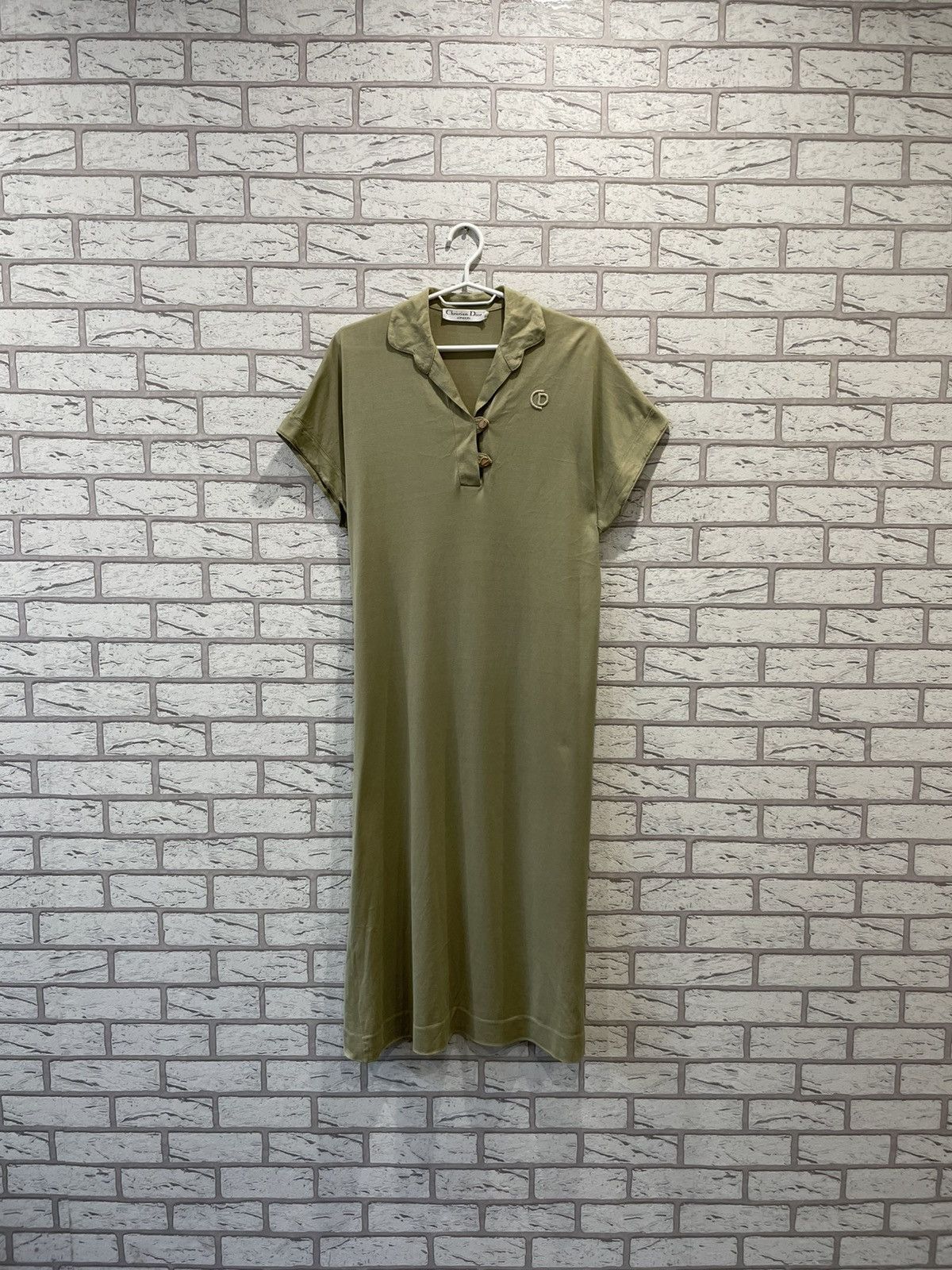 Christian Dior Monsieur × Vintage RARE Christian Dior Vintage Retro 60s 70s Maxi Dress Size L / US 10 / IT 46 - 1 Thumbnail
