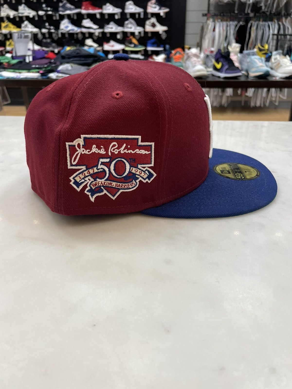 MLB × New Era Brooklyn Jackie Robinson Fitted 7 3/8 Size ONE SIZE - 5 Thumbnail