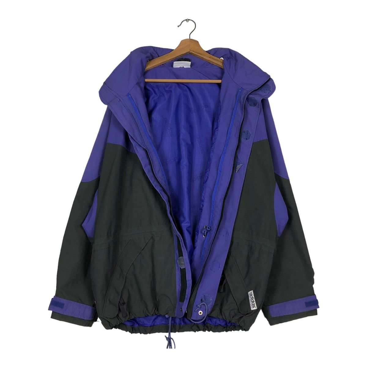 Adidas 🔥VINTAGE BOMBER JACKET ADIDAS ADVENTURE DOUBLE COLOUR Size US L / EU 52-54 / 3 - 11 Thumbnail