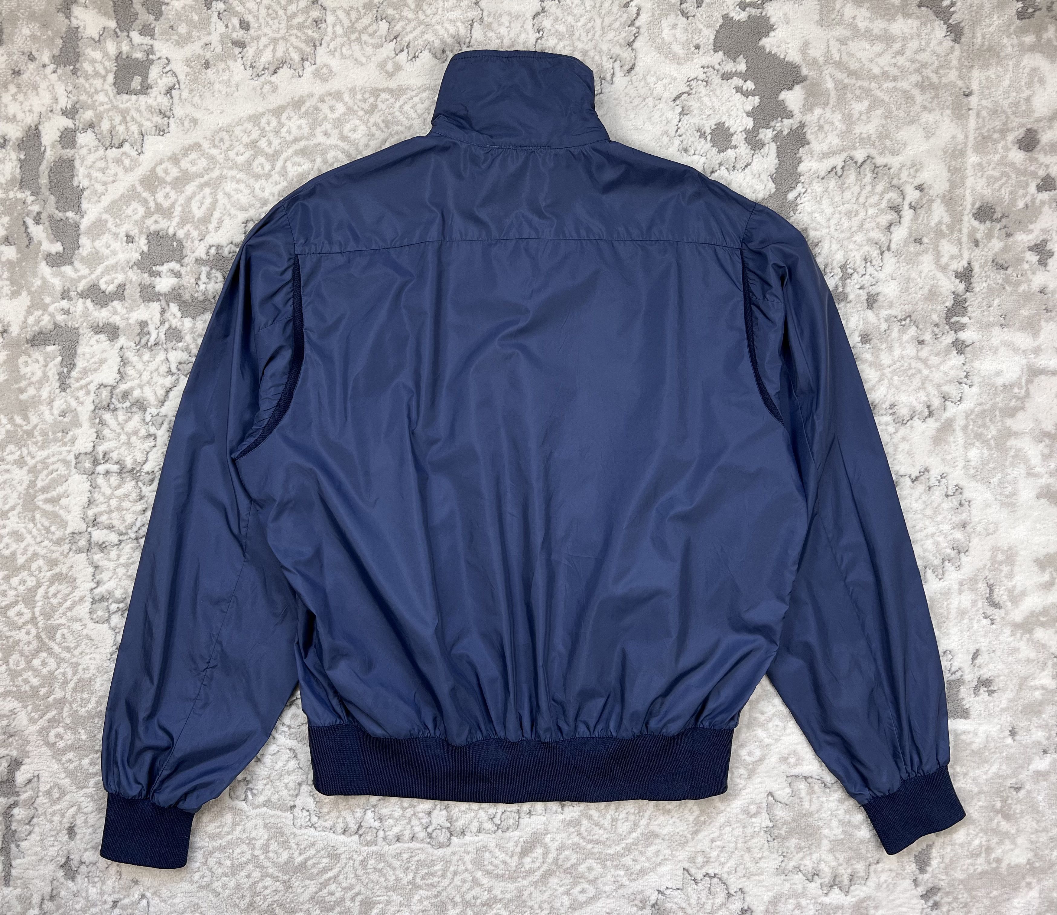 Lacoste Vintage IZOD Lacoste Windbreaker Bomber Jacket XL Blue Croco Size US XL / EU 56 / 4 - 9 Thumbnail
