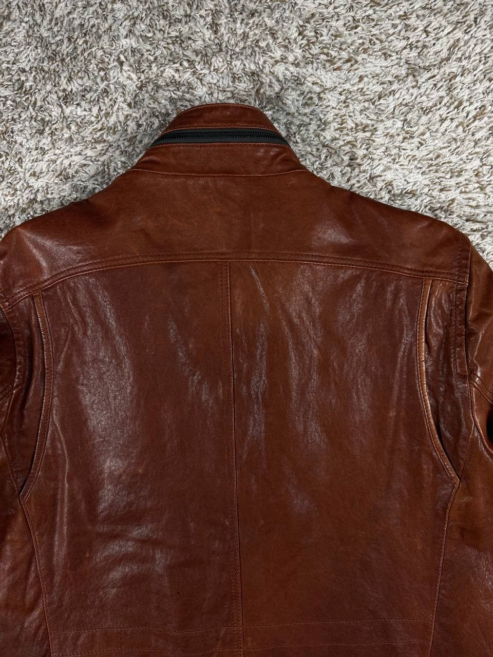 Andrew Marc Andrew Marc Leather Field Jacket Military Style Multi Pocket Size US L / EU 52-54 / 3 - 16 Thumbnail