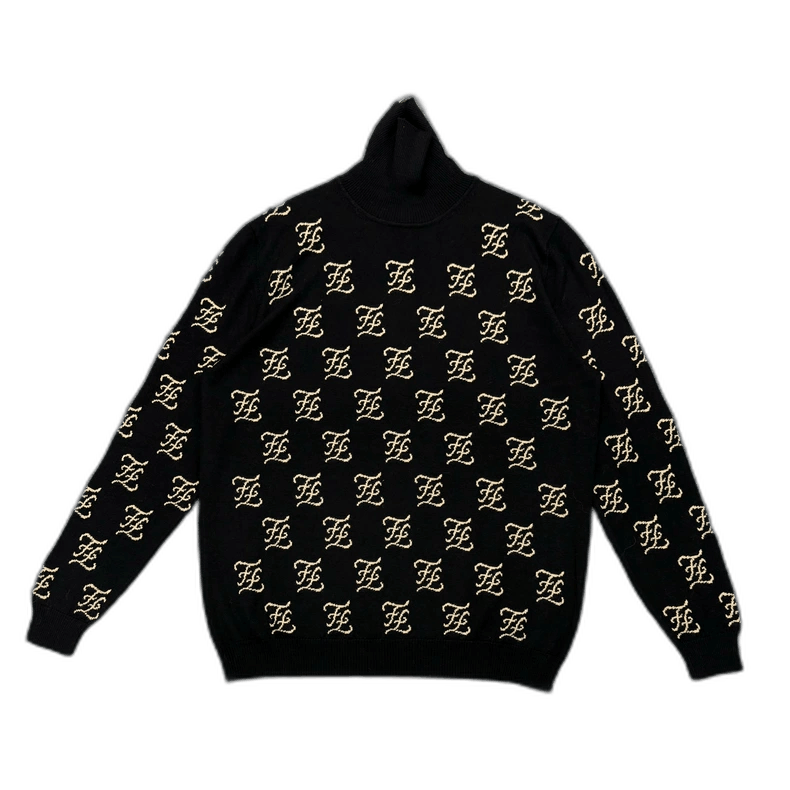Fendi Fendi High Neck Printed Sweater Size 54 Size US L / EU 52-54 / 3 - 1 Thumbnail