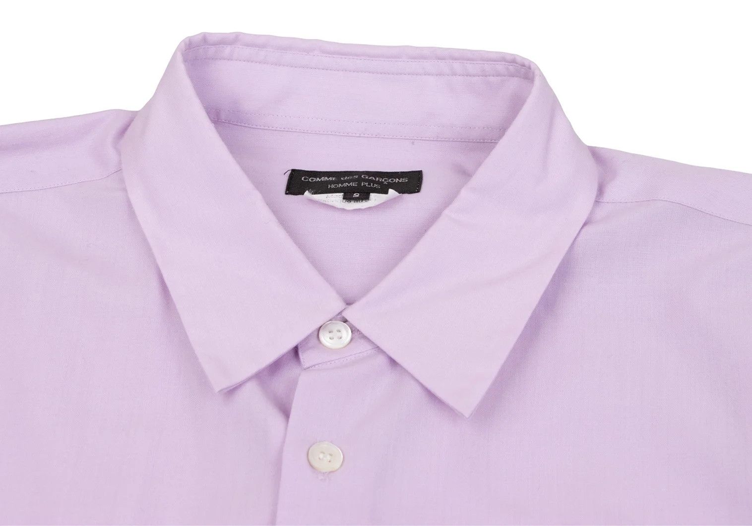 Comme des Garcons Homme Plus Polyester Basic Shirt in Purple Size S Size US S / EU 44-46 / 1 - 3 Thumbnail