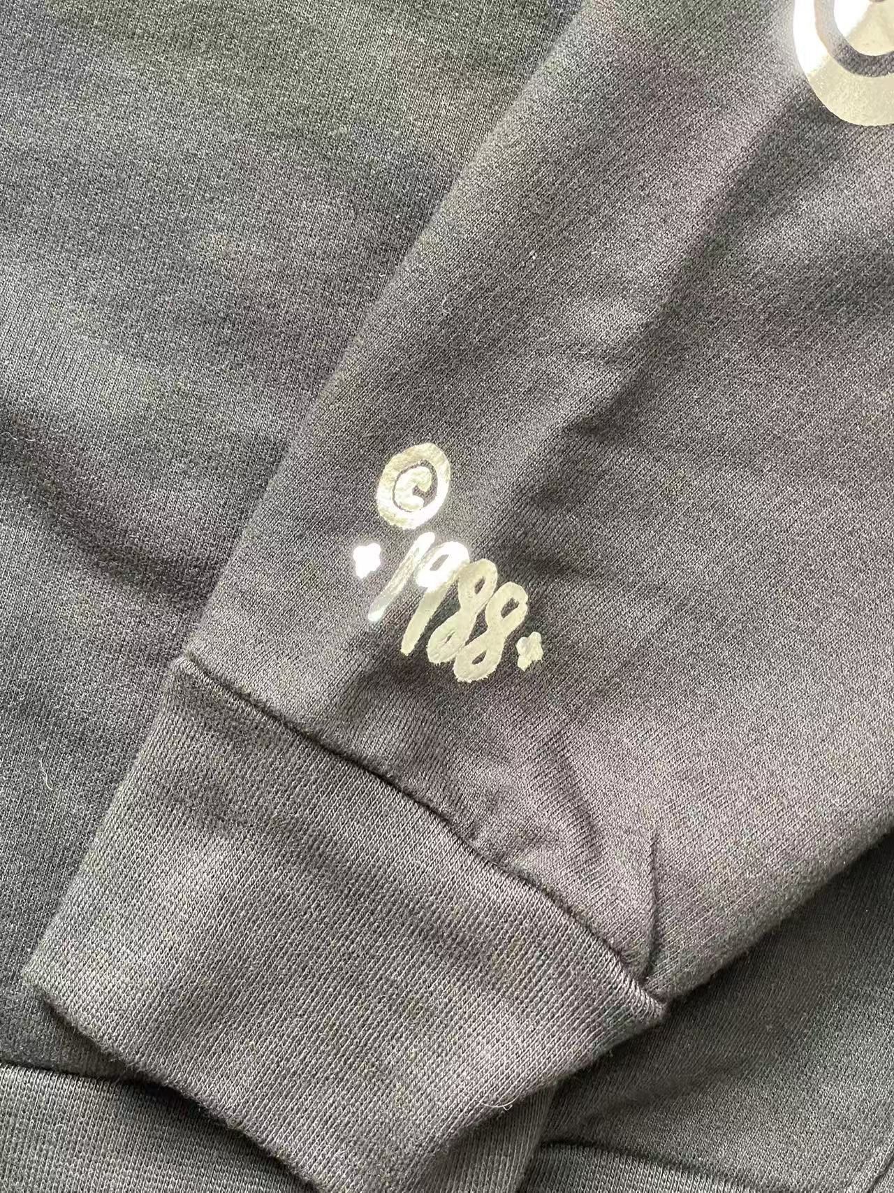 Chrome Hearts Chrome Hearts 1988 Script Black Pullover Hoodie Size M / US 6-8 / IT 42-44 - 9 Thumbnail