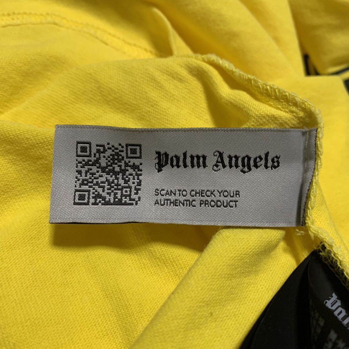 Palm Angels Palm Angels Large Box Logo Graphic Yellow Tee Size US L / EU 52-54 / 3 - 7 Thumbnail