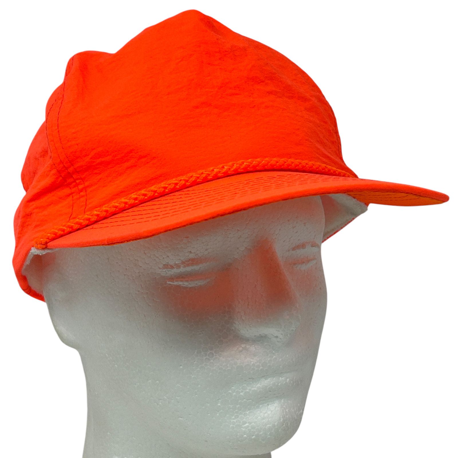 Vintage Vintage 90s Blank Hat Baseball Cap Roping Rope Blaze Orange Size ONE SIZE - 9 Thumbnail
