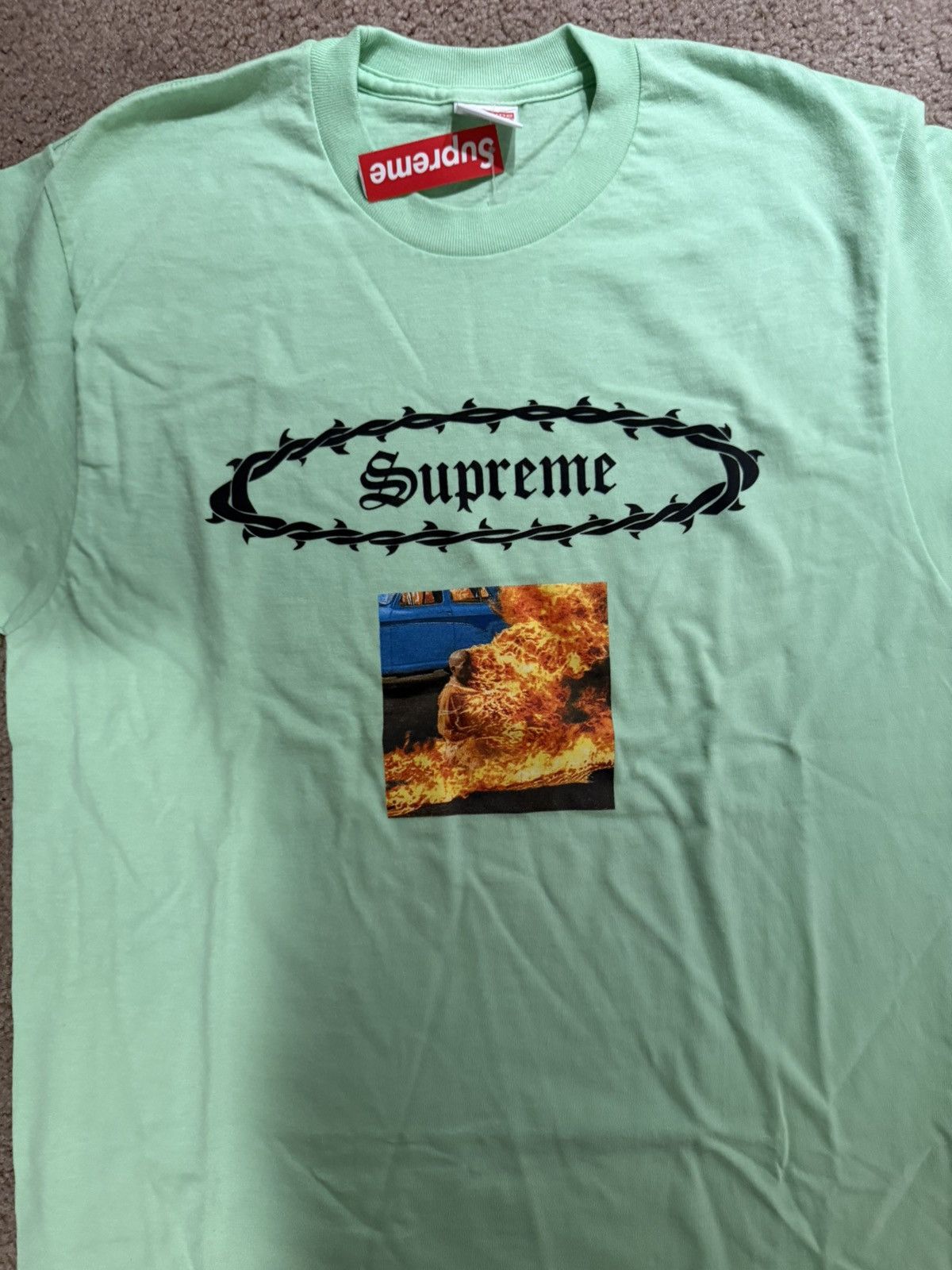 Supreme SUPREME ETERNAL TEE SS17 BRAND NEW UNWORN MINT GREEN Size US M / EU 48-50 / 2 - 2 Thumbnail