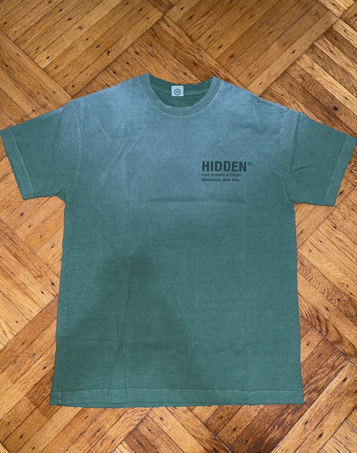 HIDDEN Classic logo tee washed green Size US M / EU 48-50 / 2 - 3 Thumbnail