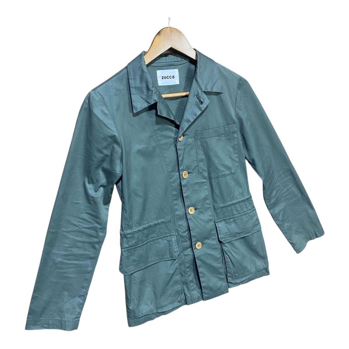 CABANE de ZUCCa × Issey Miyake × Zucca Zucca Military Shirt Jacket Size US S / EU 44-46 / 1 - 2 Thumbnail