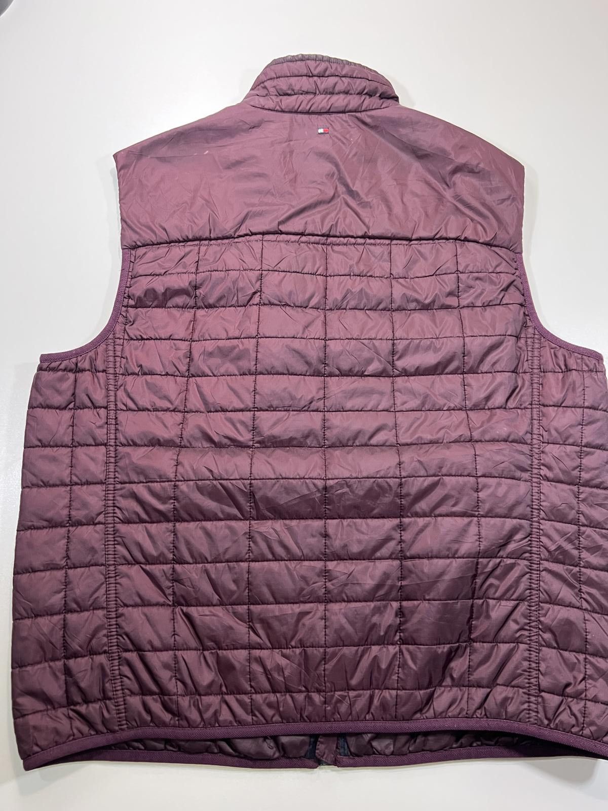 Tommy Hilfiger Tommy Hilfiger Quilted Men's Vest Burgundy Medium Size US M / EU 48-50 / 2 - 5 Thumbnail