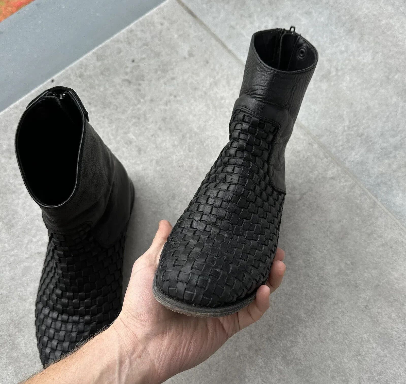 The Last Conspiracy The Last Conspiracy Audley Interlace Ankle Boots Woven Size US 8 / IT 38 - 8 Thumbnail