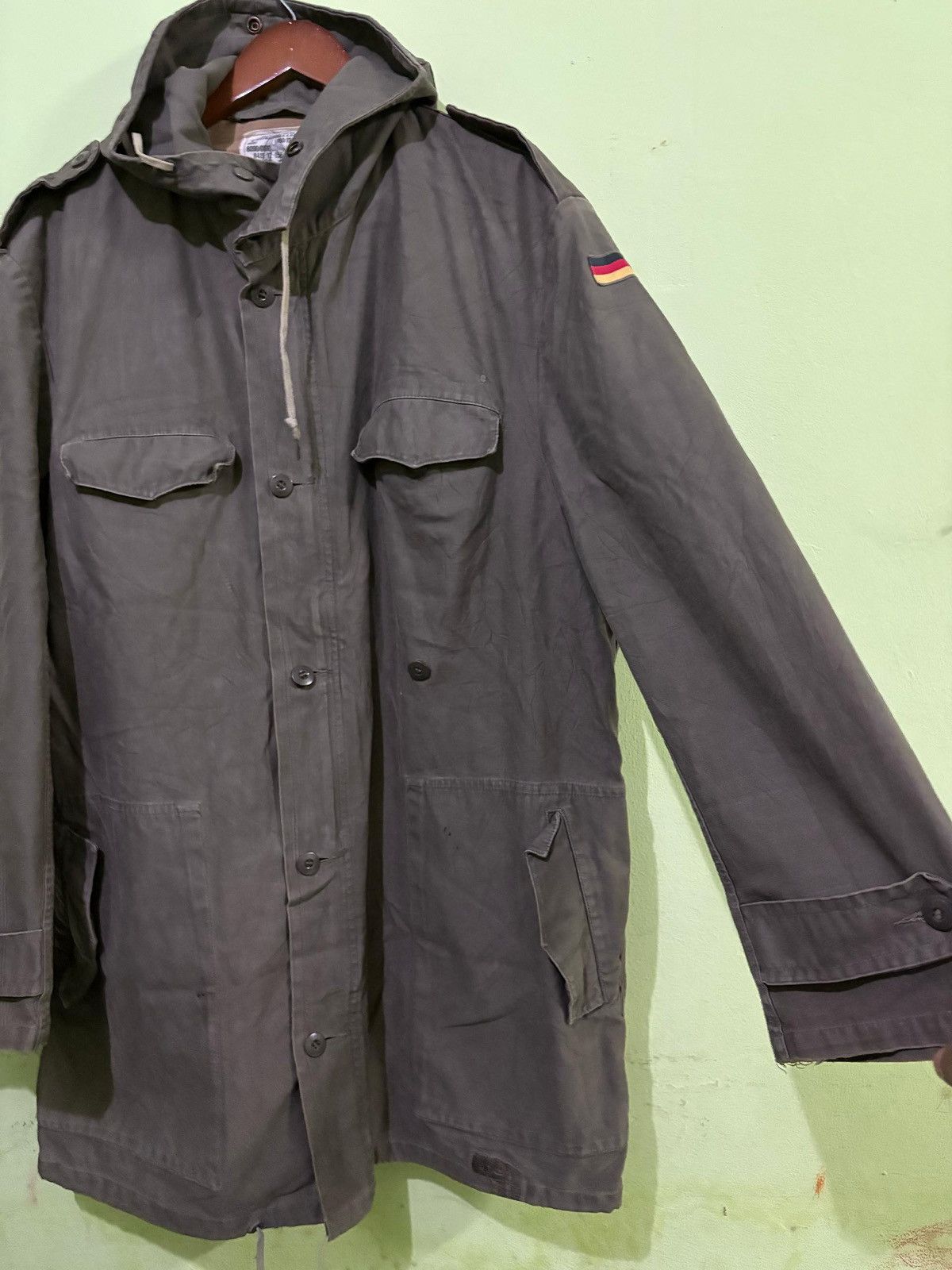 Vintage Vintage Military Jacket Germany Size US XL / EU 56 / 4 - 3 Thumbnail